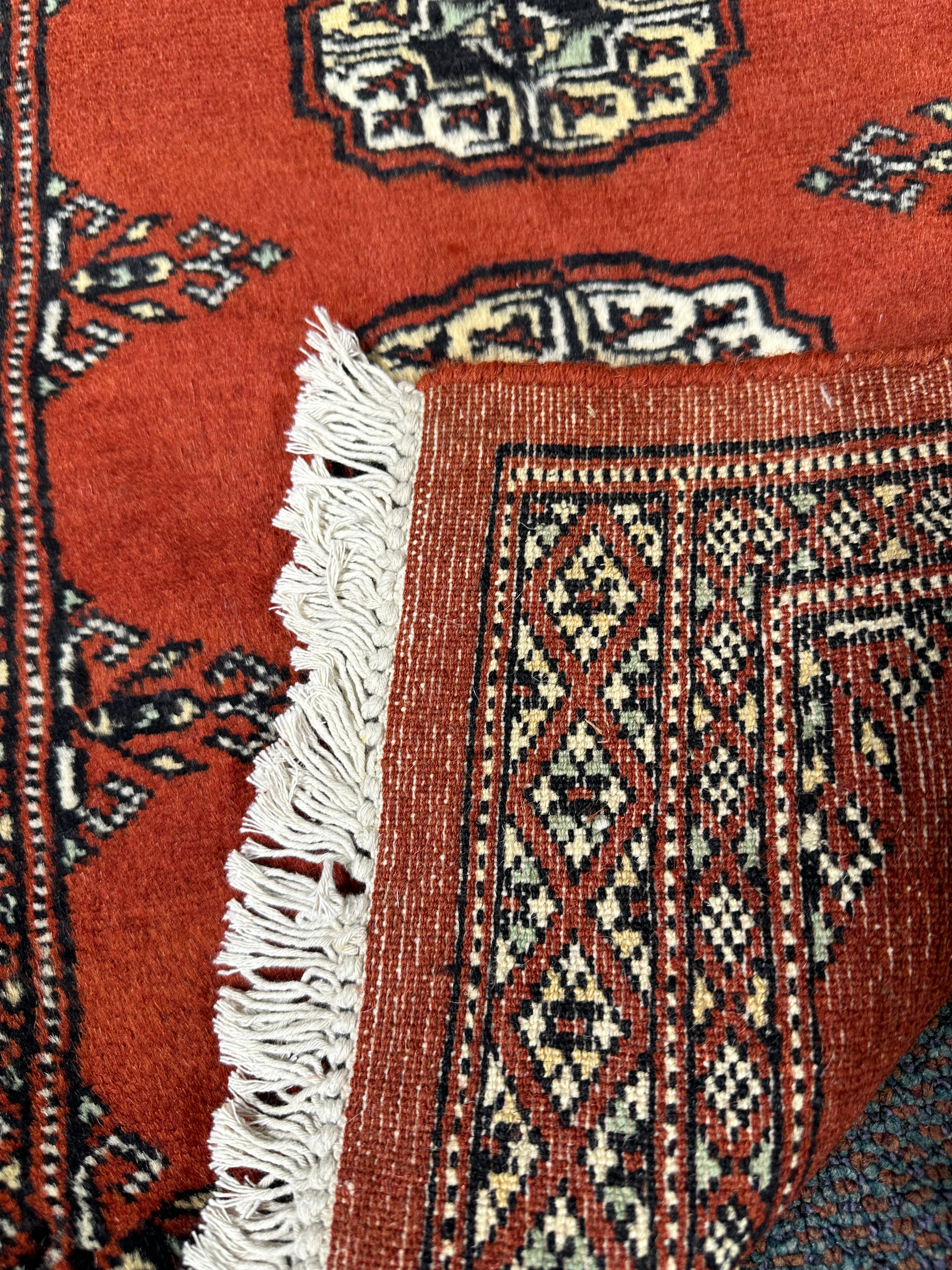 Bokhara Rug - 65 cm x 45 cm - Image 7