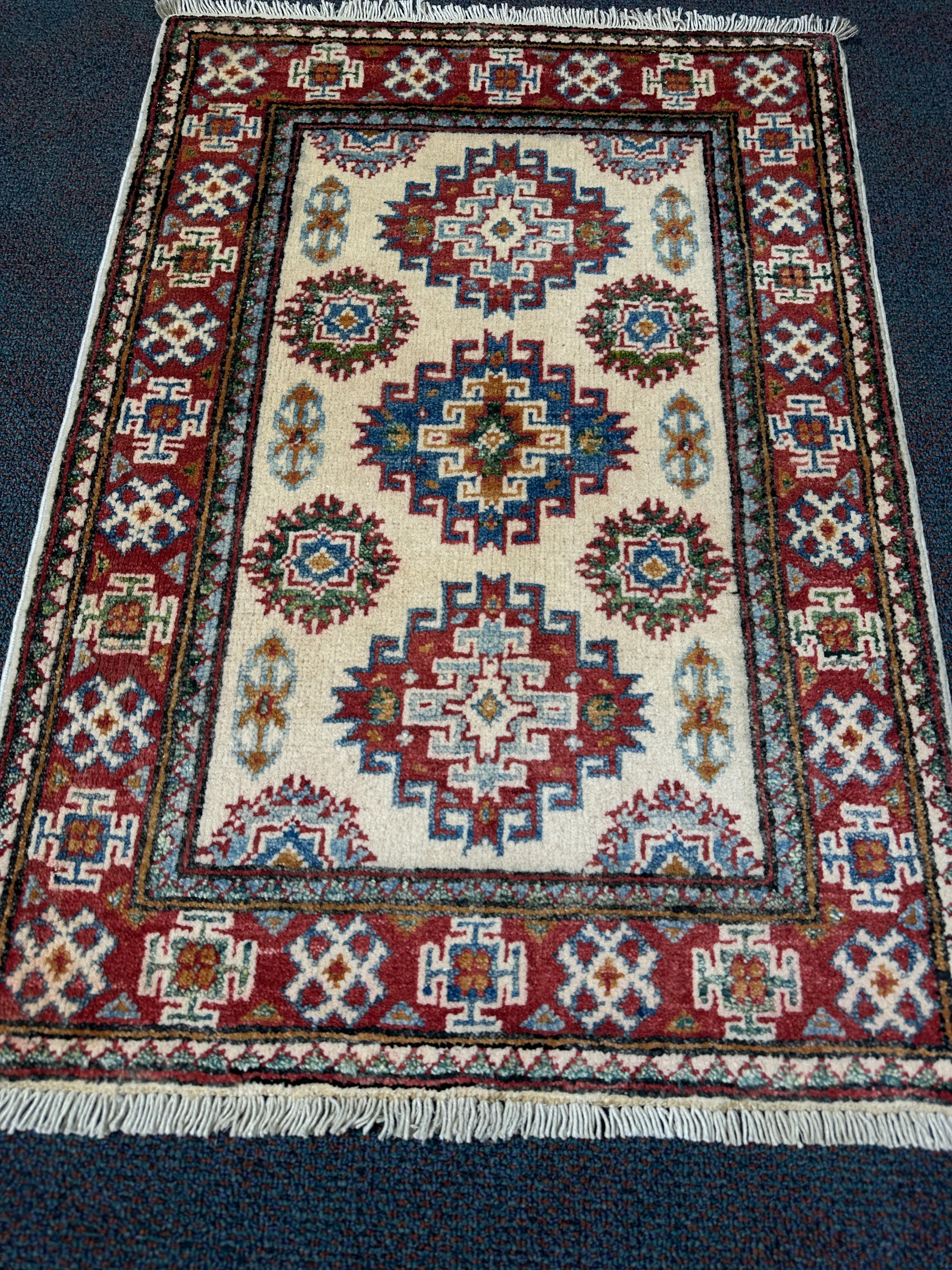 Kazak Rug - 88 cm x 63 cm - Image 4