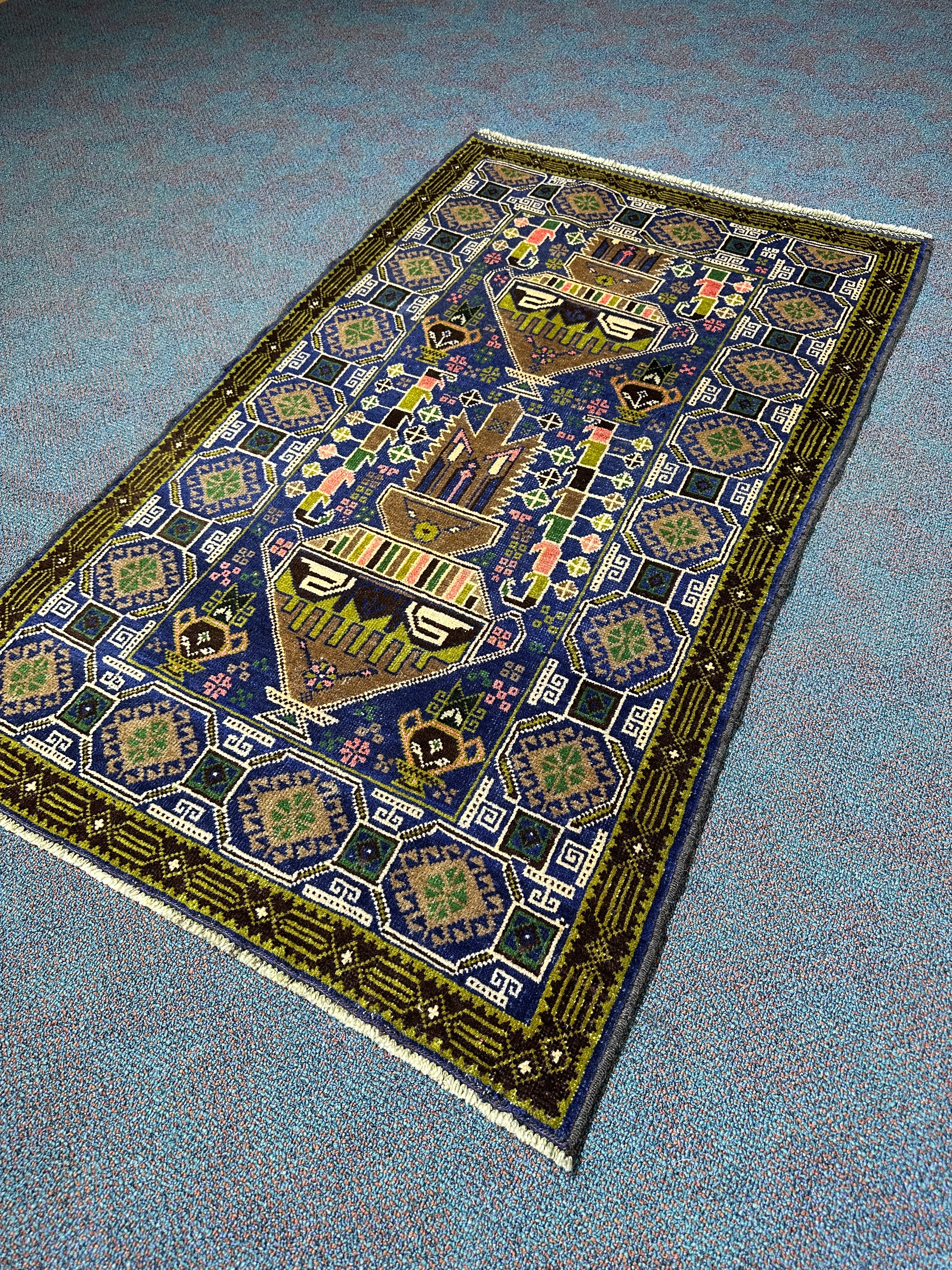 Baluchi Rug - 138 cm x 84 cm - Image 3