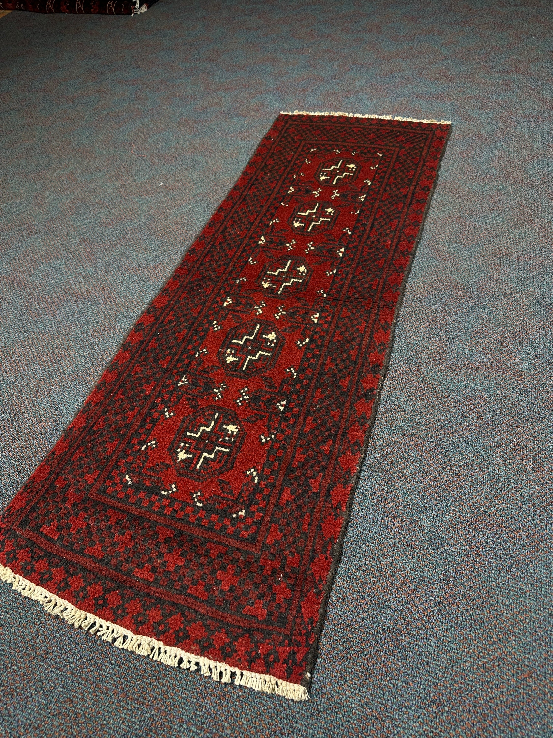 Turkoman Runner - 142 cm x 49 cm - Image 4