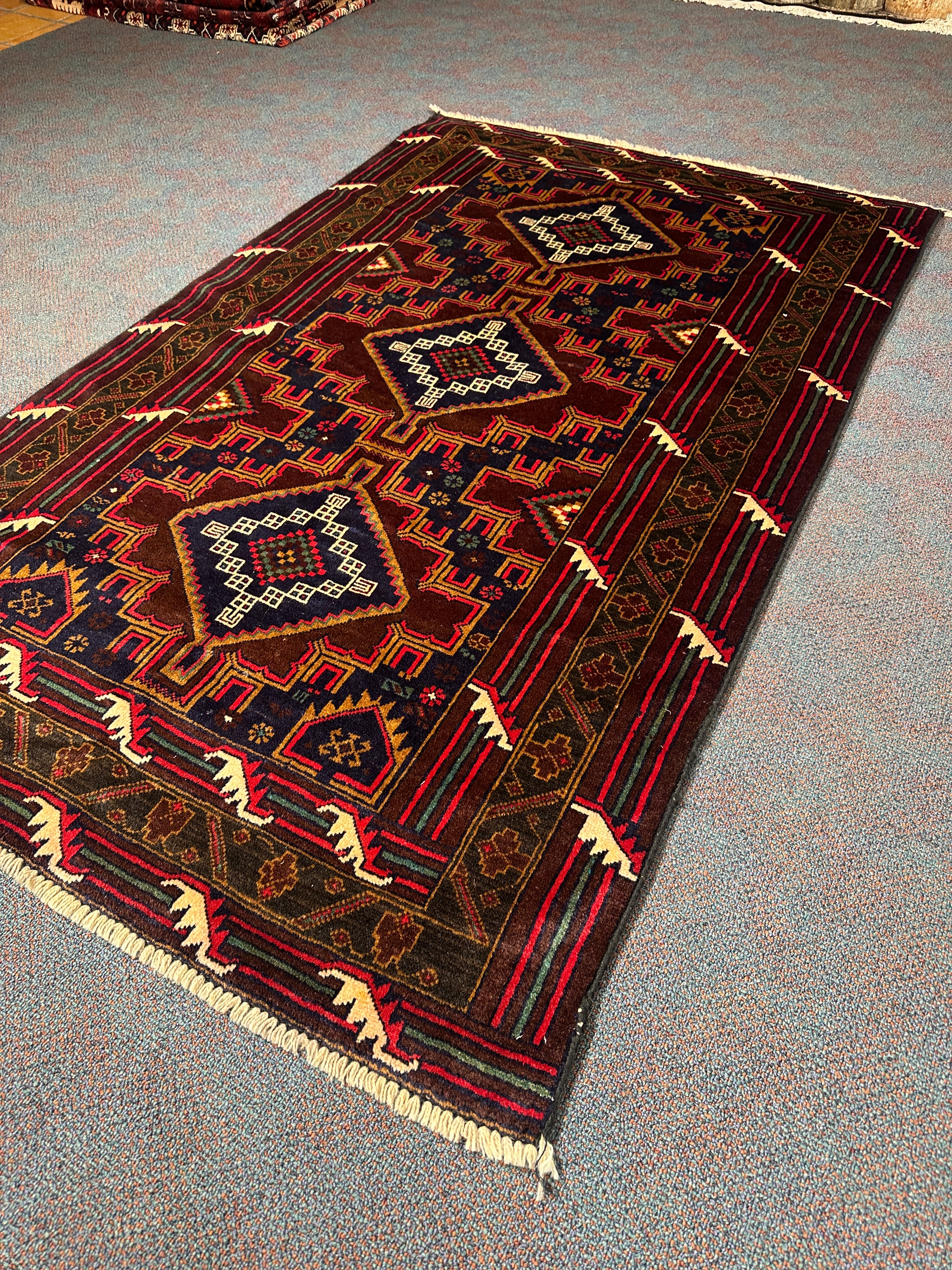 Baluchi Rug - 190 cm x 118 cm - Image 3