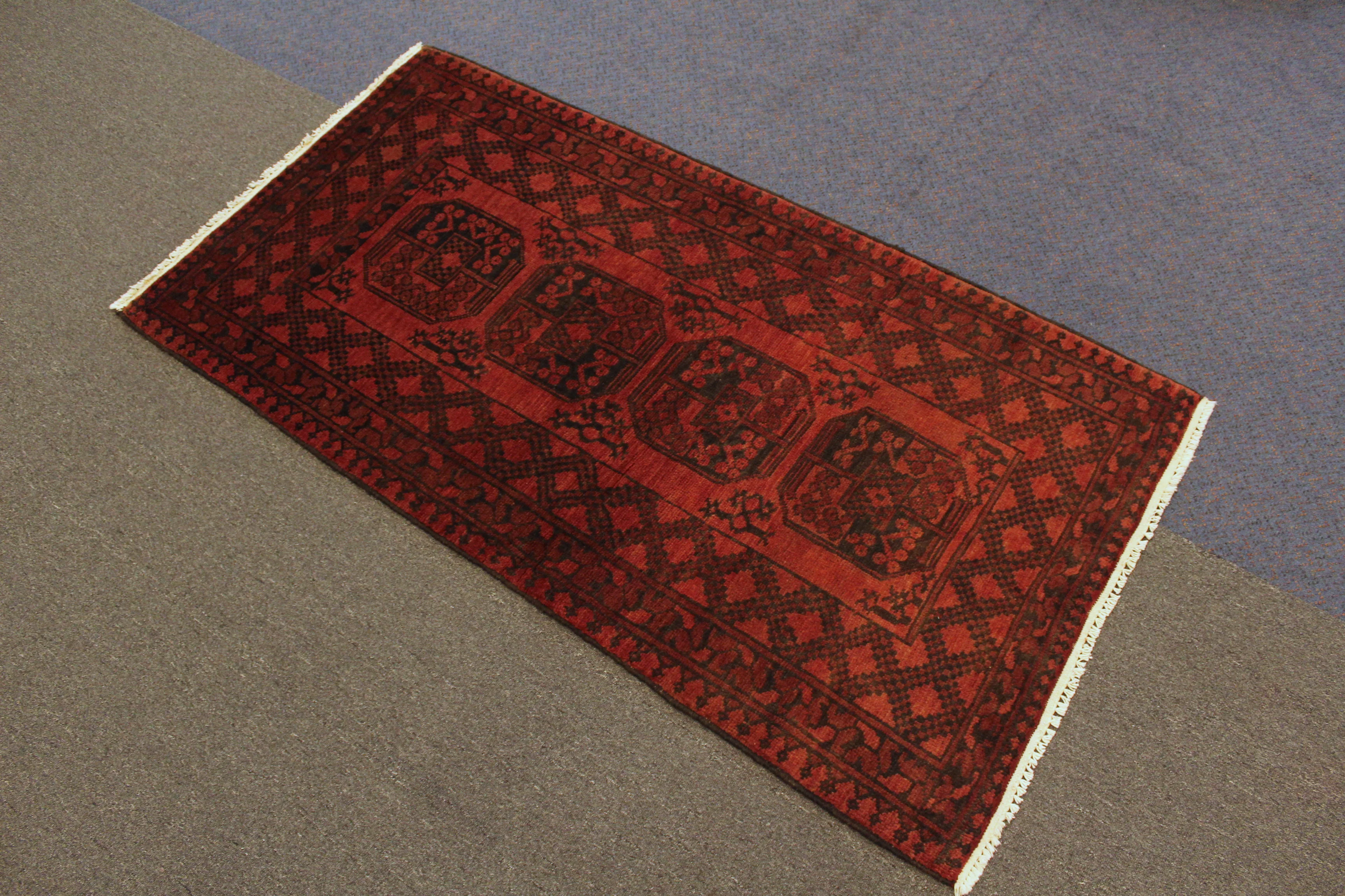 Turkaman Rug - 191 cm x 102 cm - Image 3