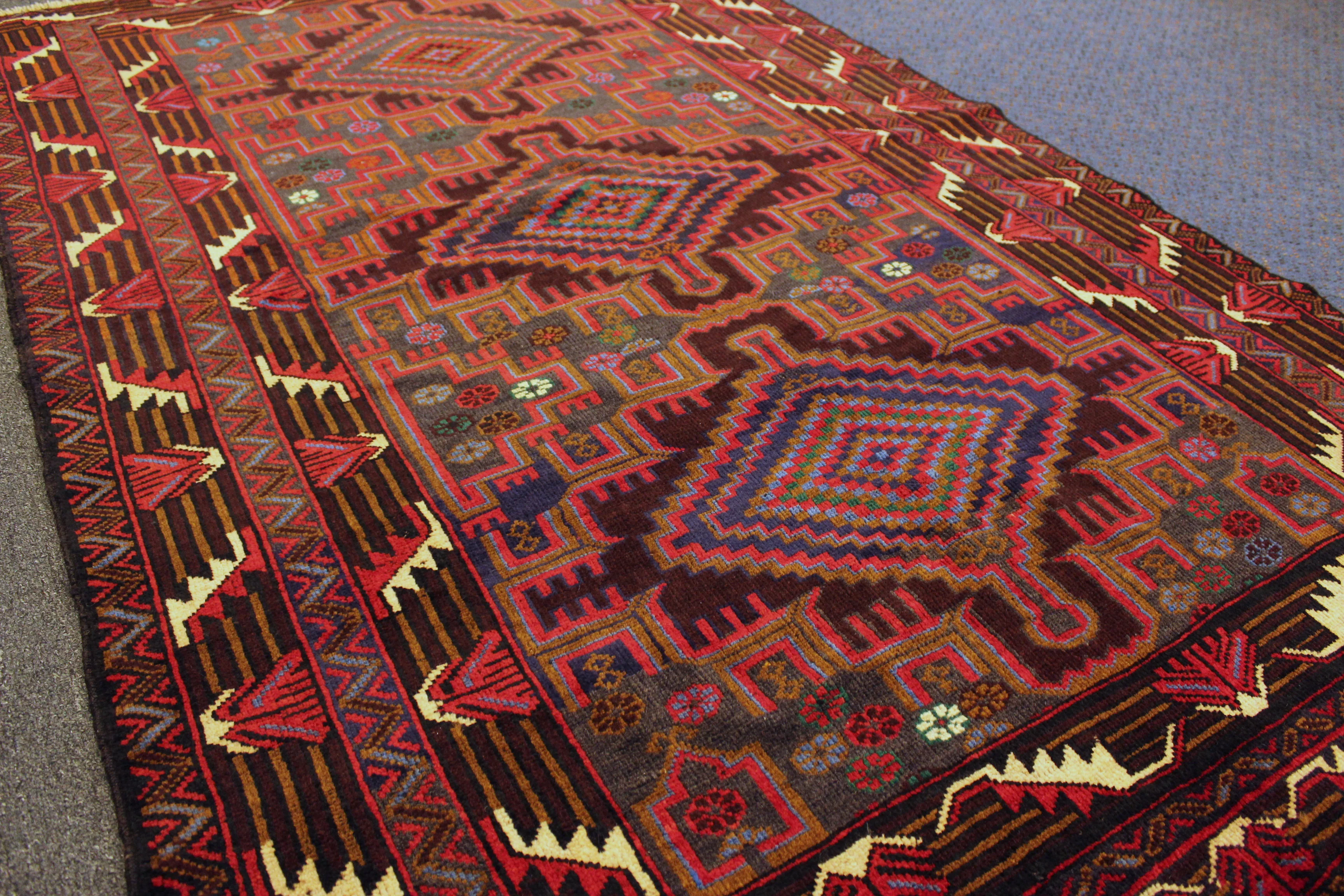 Fine Baluchi Rug - 195 cm x 123 cm - Image 4