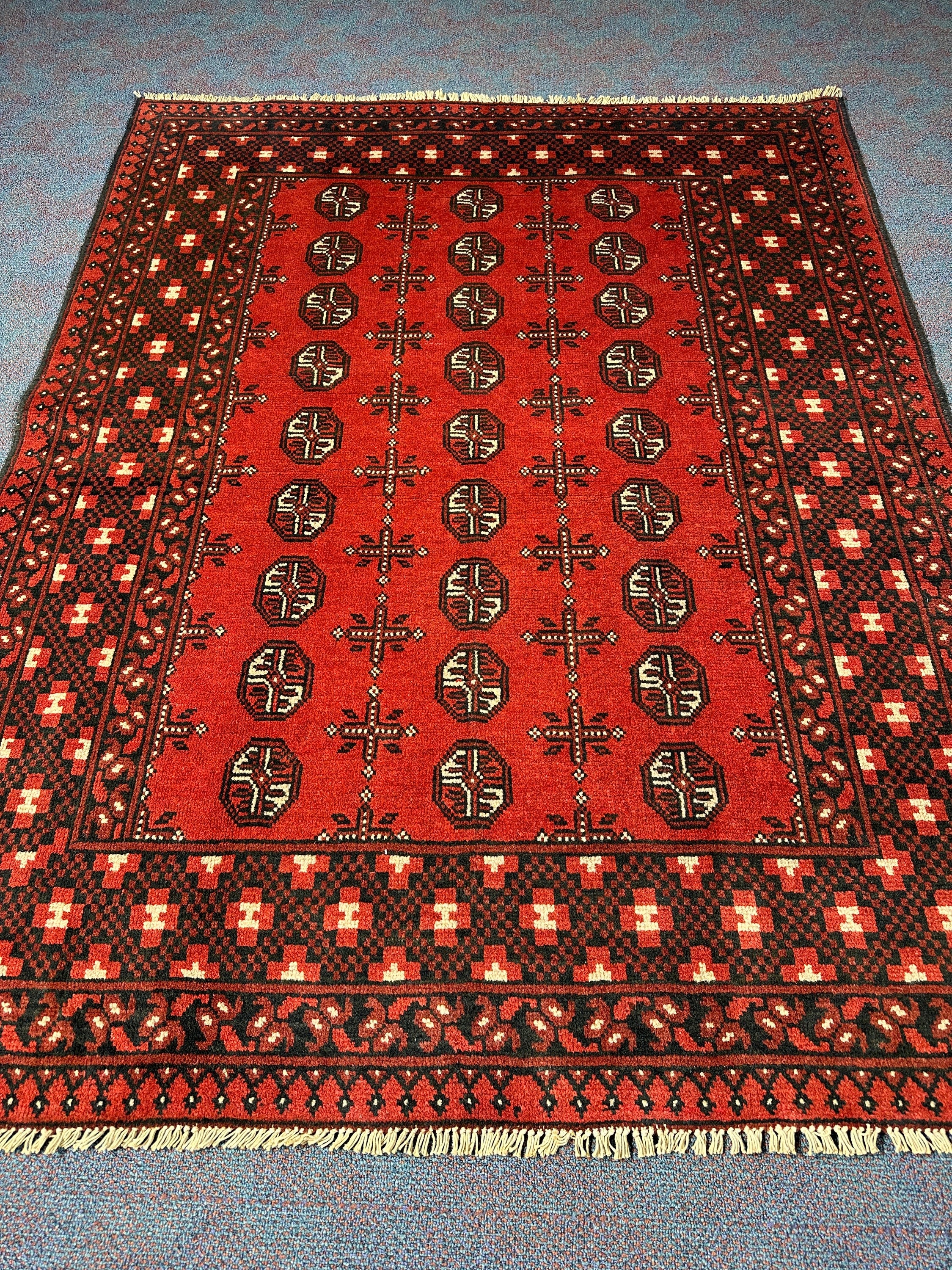 Turkoman Rug - 197 cm x 154 cm - Image 4