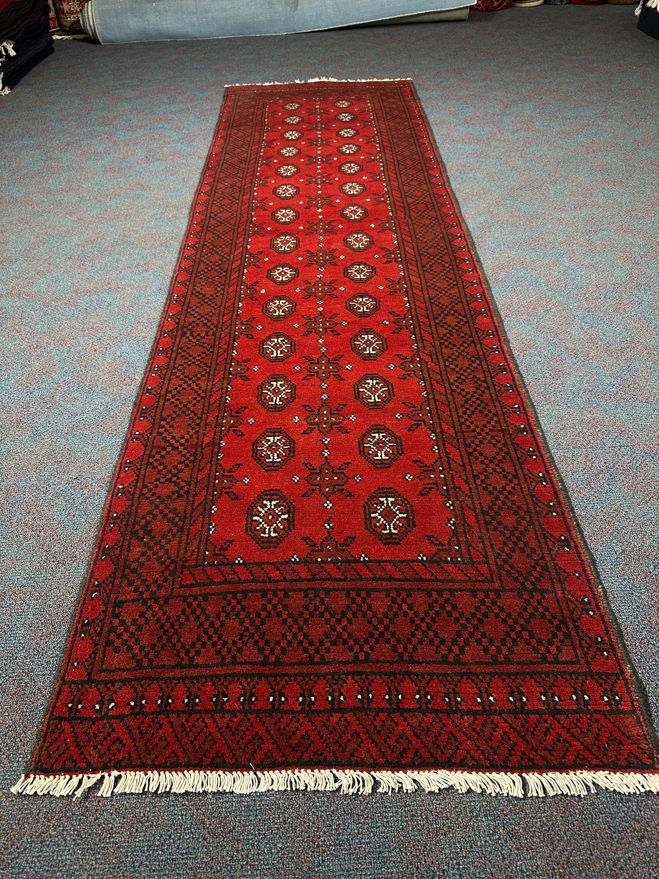 Turkoman Runner - 276 cm x 78 cm - Image 3