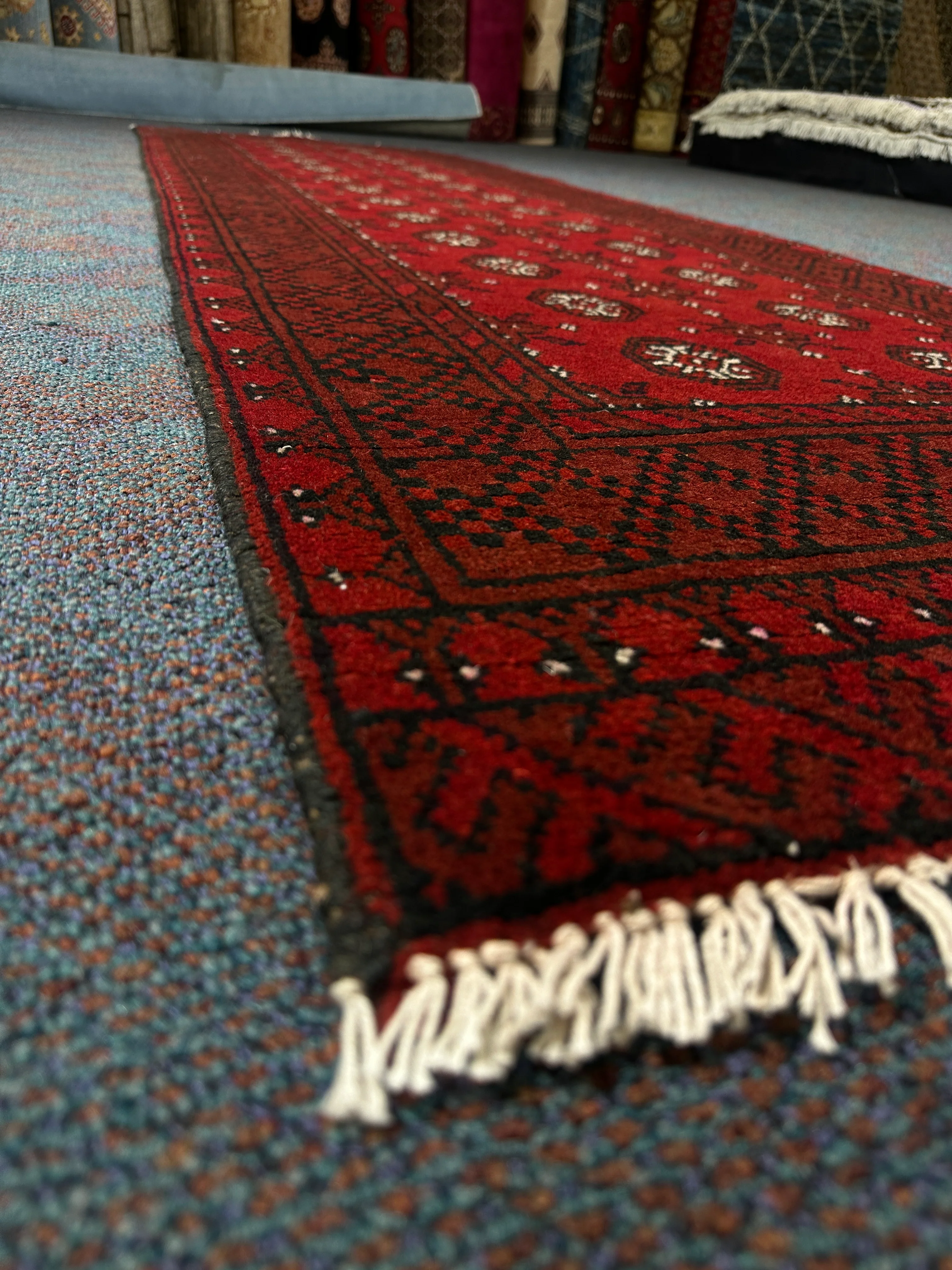 Turkoman Runner - 276 cm x 78 cm - Image 8