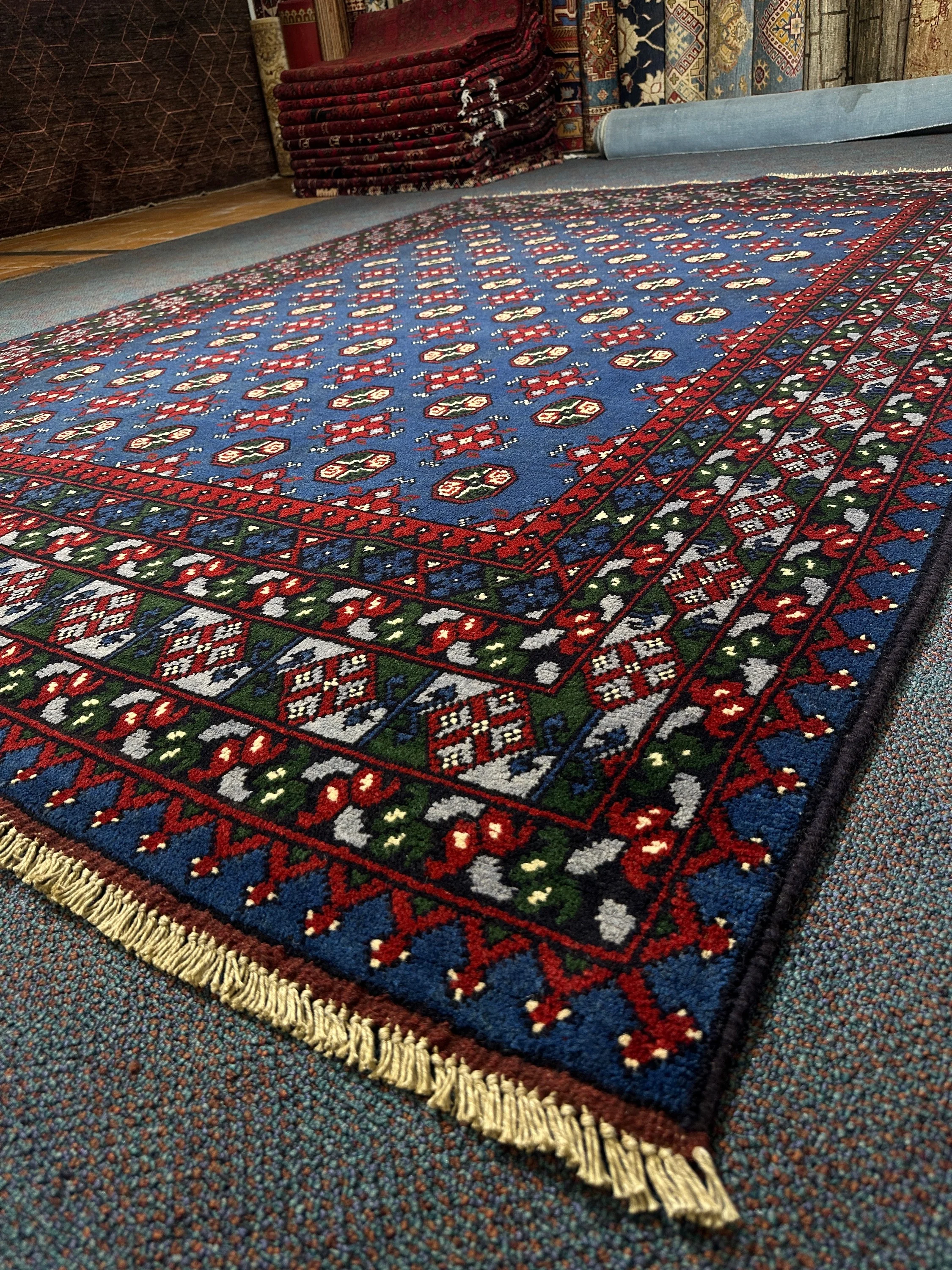 Turkoman Rug - 288 cm x 201 cm - Image 5