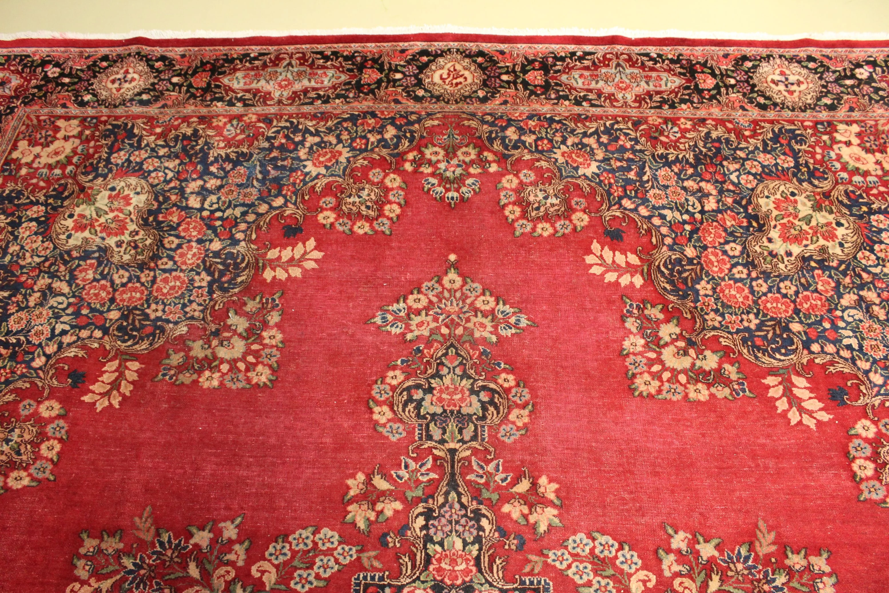 Vintage Kerman Rug - 417 cm x 305 cm - Image 6
