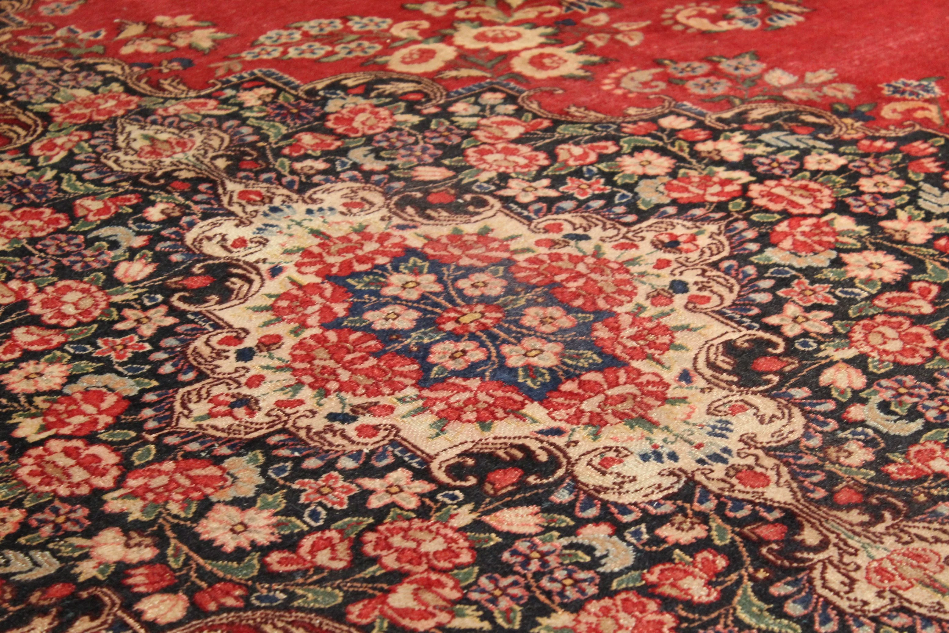 Vintage Kerman Rug - 417 cm x 305 cm - Image 9