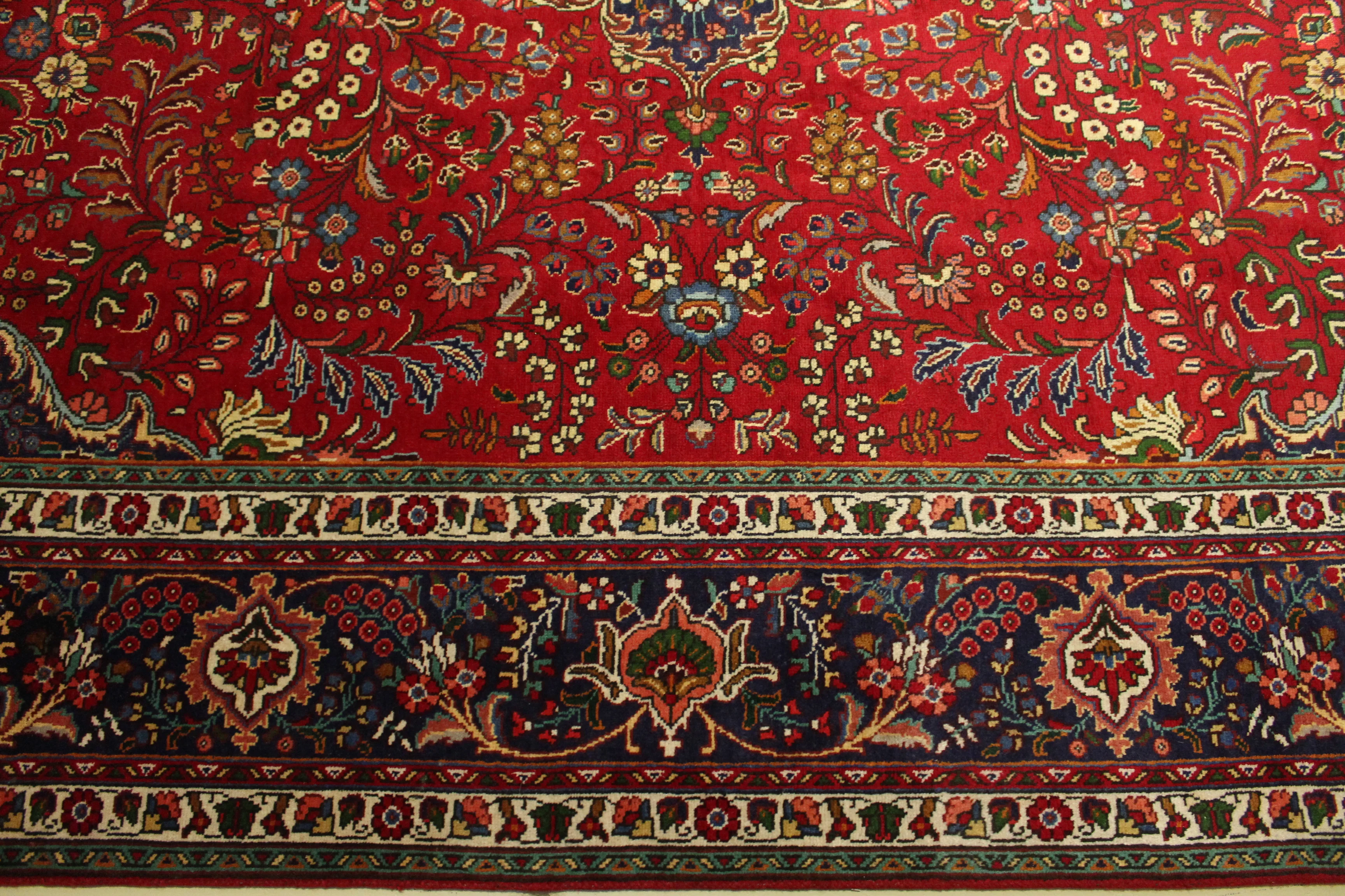 Vintage Tabriz Rug - 390 cm x 302 cm - Image 10