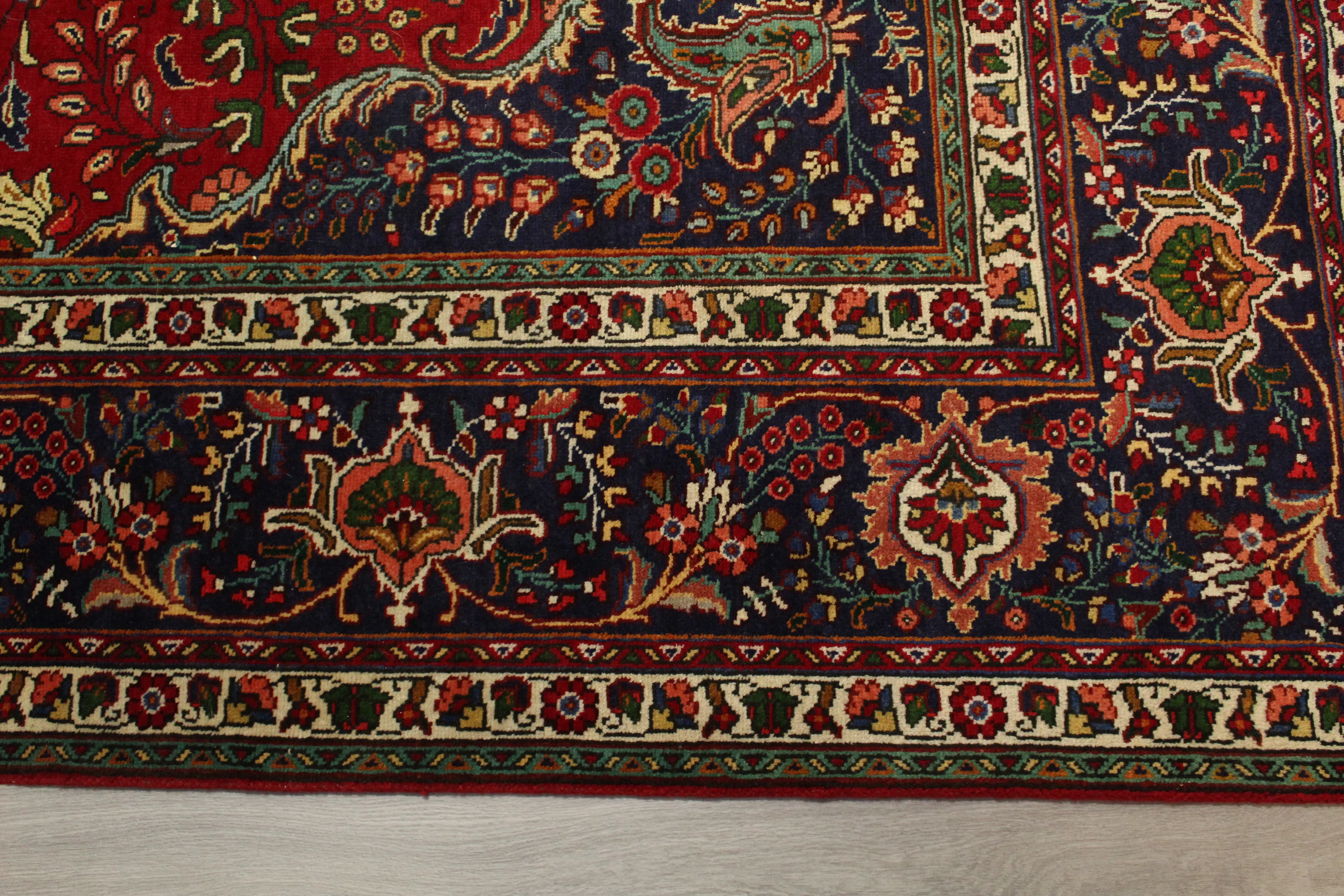 Vintage Tabriz Rug - 390 cm x 302 cm - Image 12