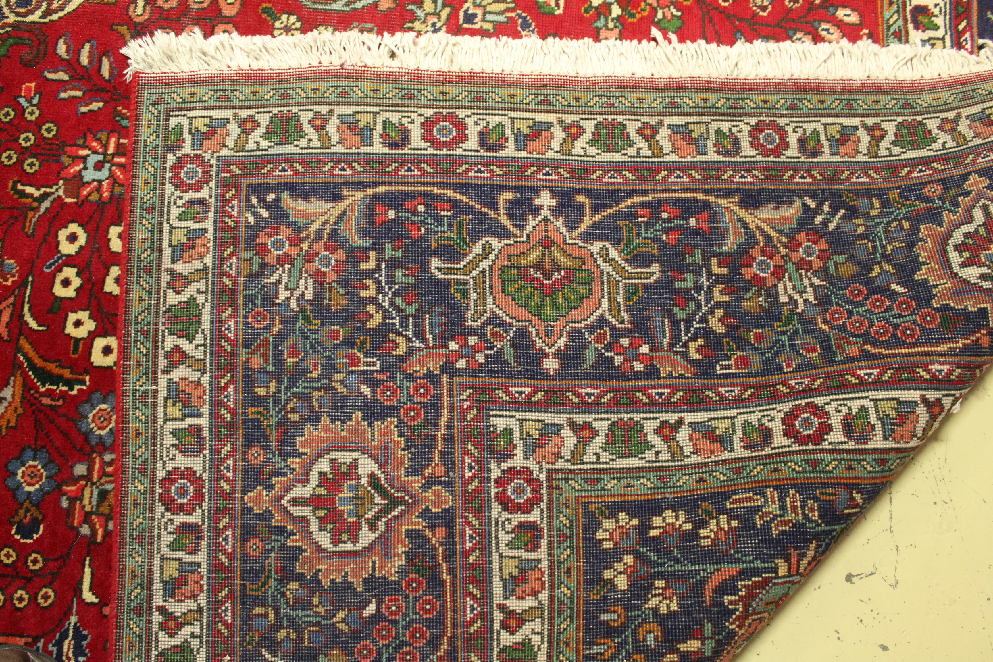 Vintage Tabriz Rug - 390 cm x 302 cm - Image 16