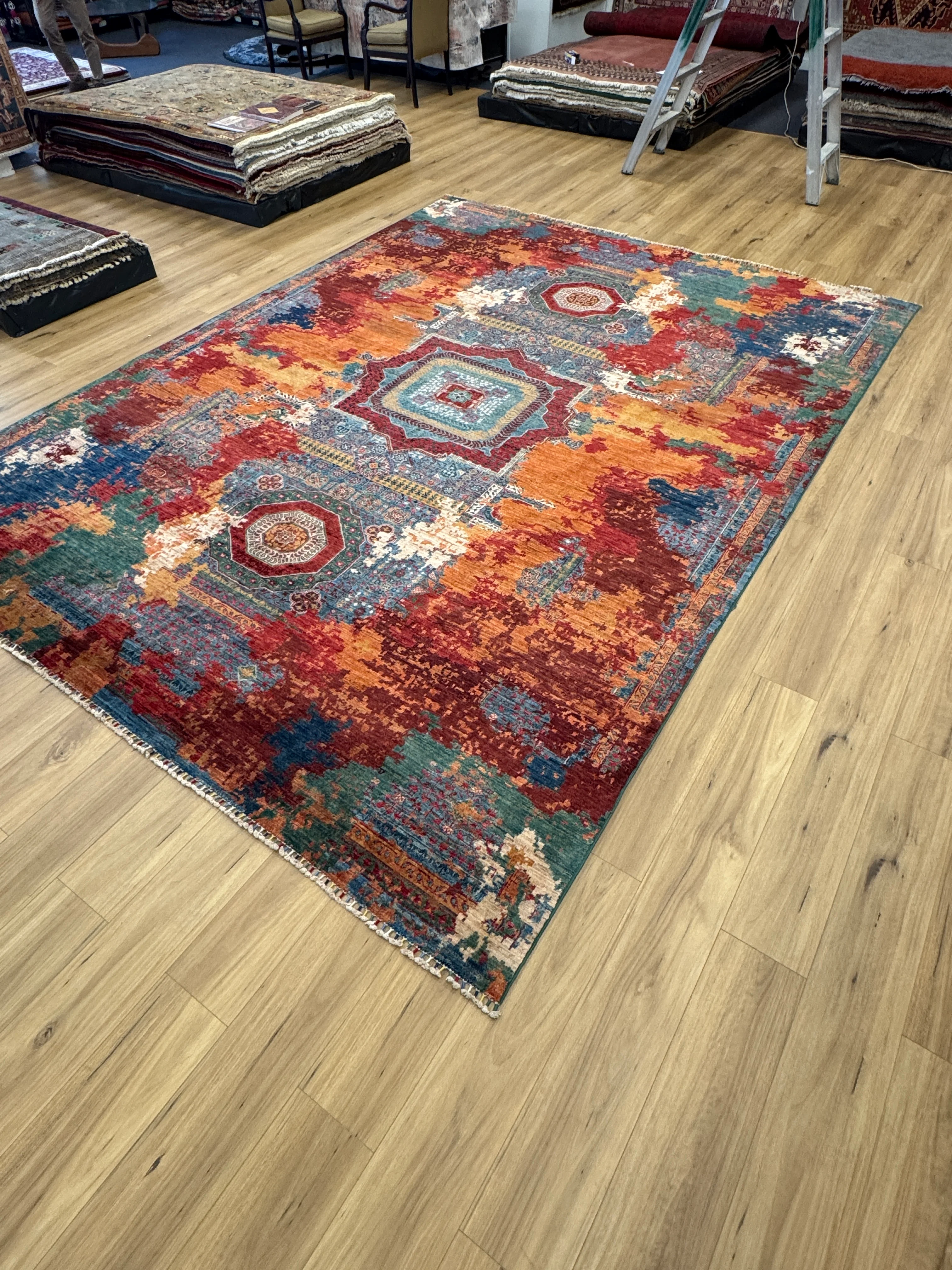 Mamluk Rug - 394 cm x 294 cm - Image 4