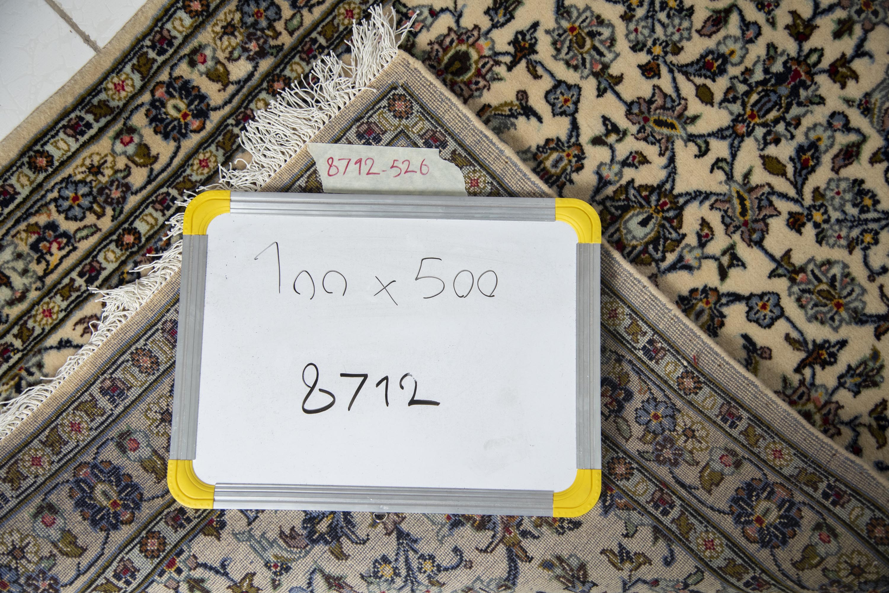 Kashan Runner - 500 cm x 100 cm (approx) - Image 5
