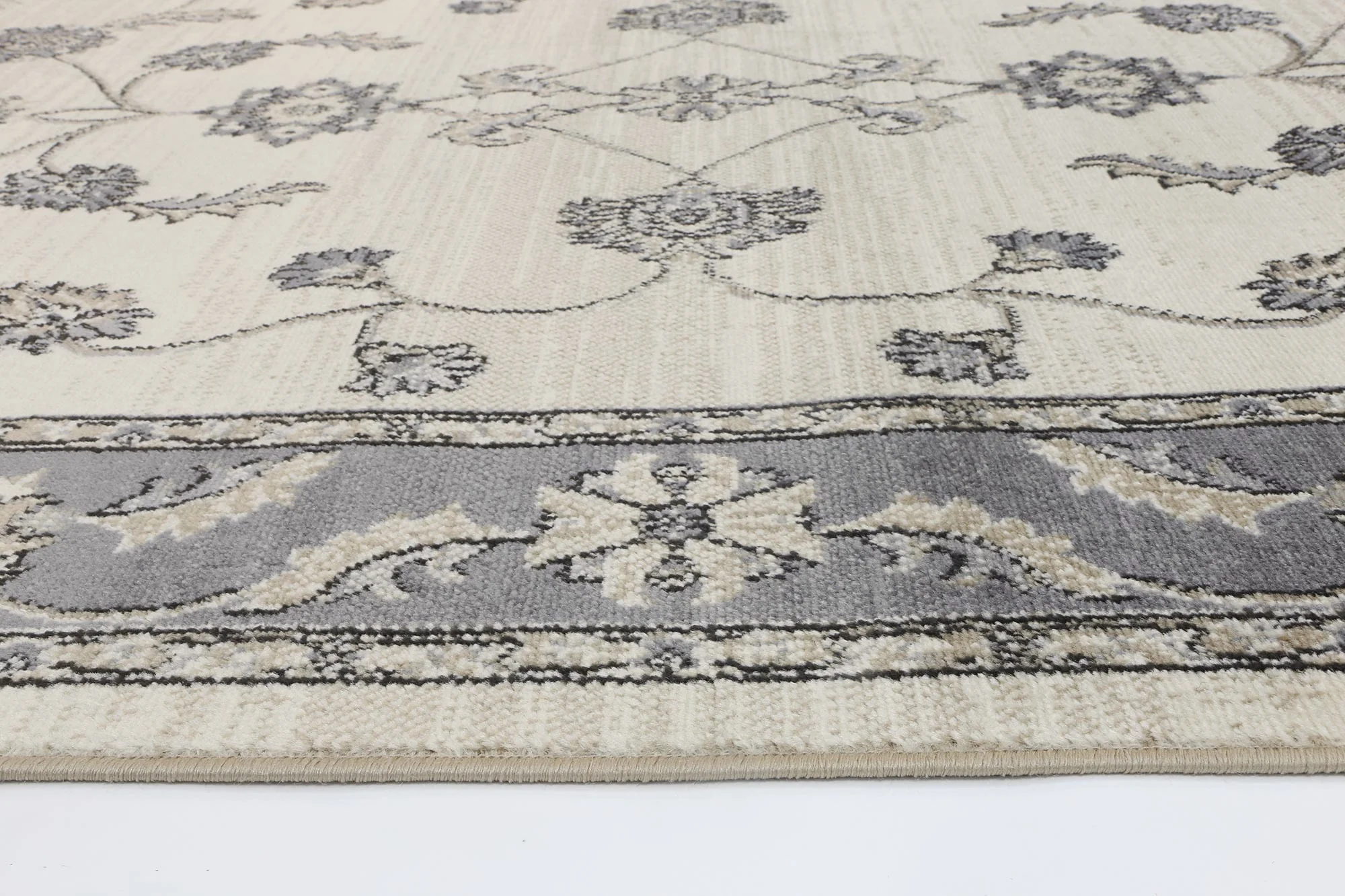 Arya Vines Traditional Cream Rug - Image 4