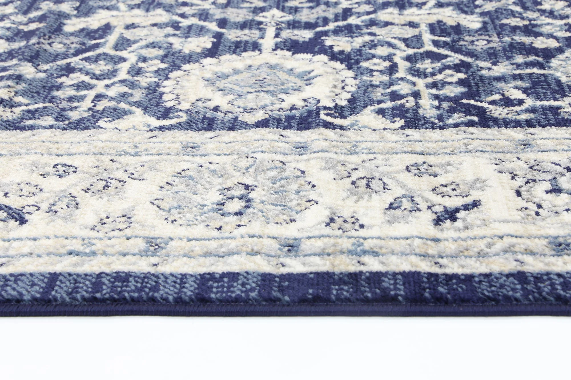 Arya Florettes Traditional Navy Rug - Image 5