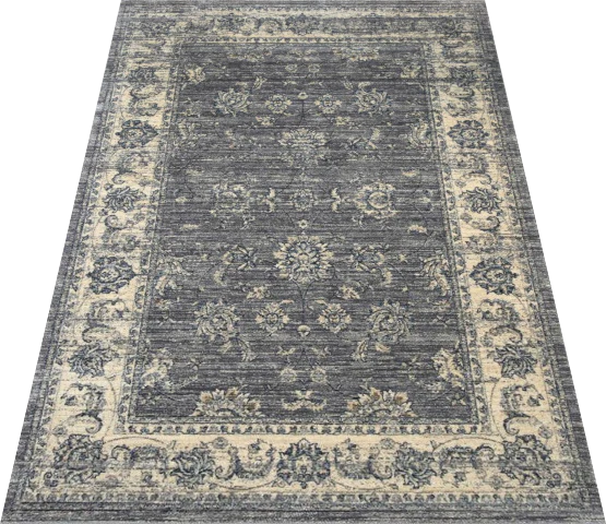 Atlanta Vintage-Look Grey Rug - Image 2