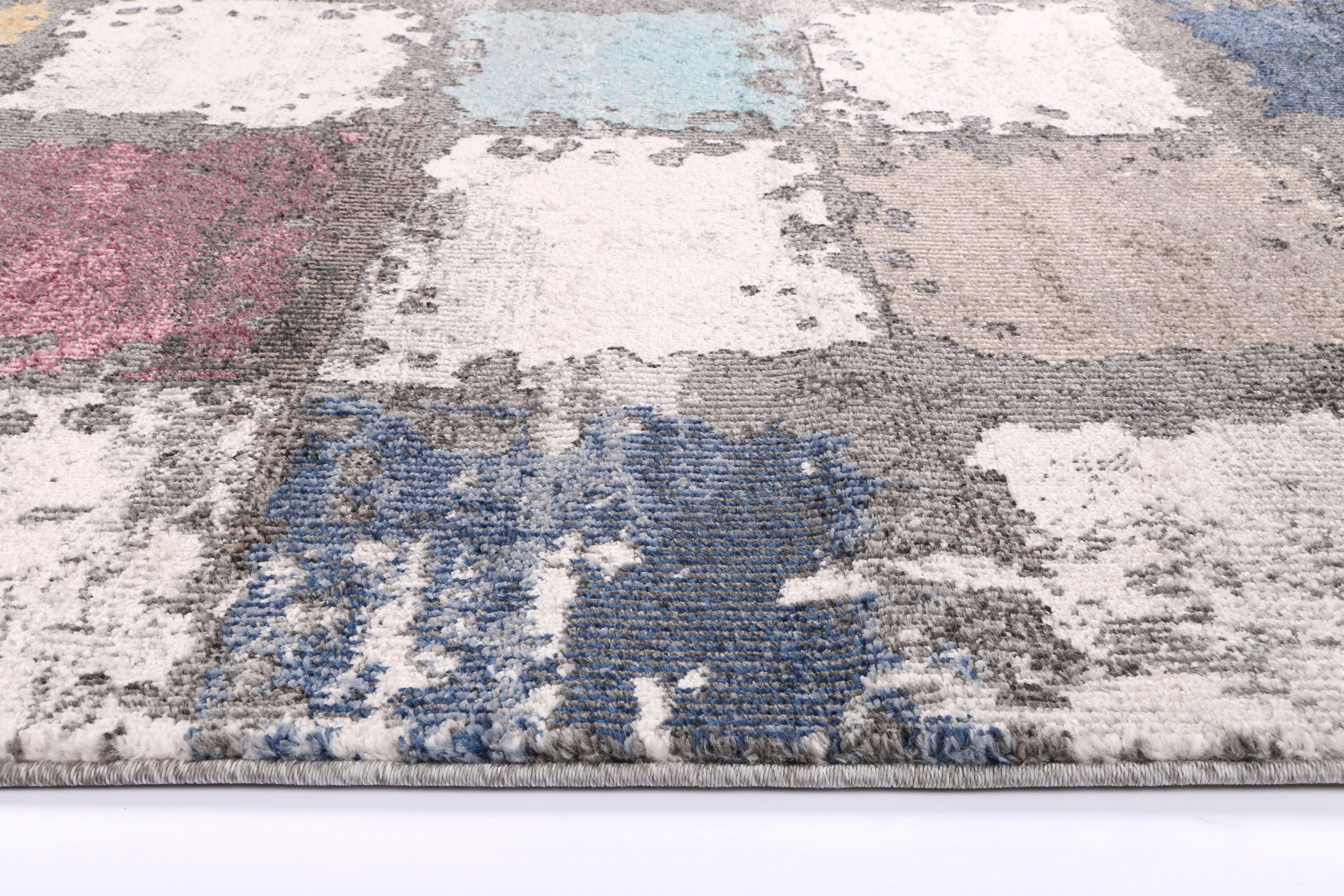 Bristol Cube Multi Designer Rug - Image 3