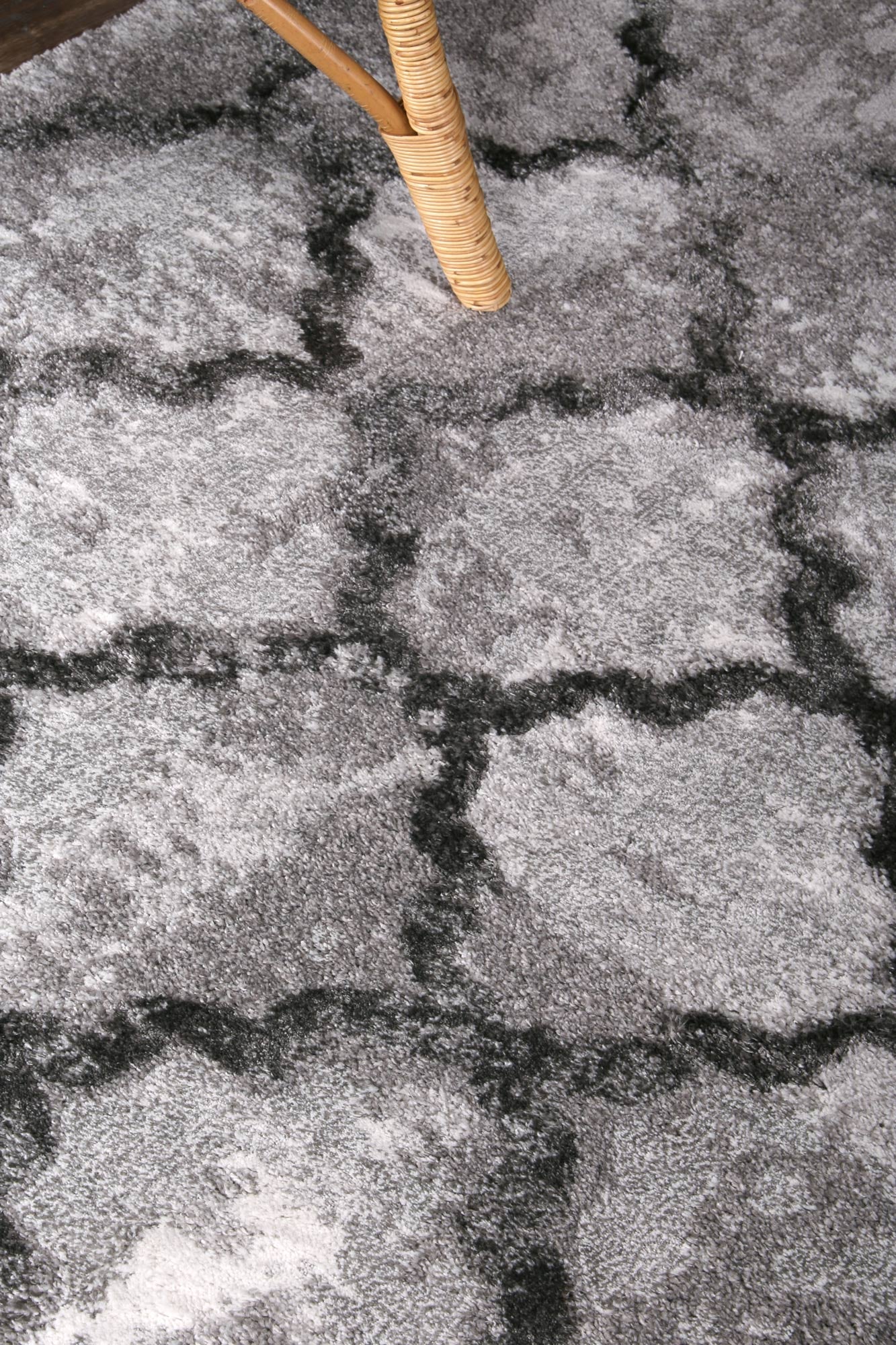 Century Valerius Grey Plush Designer Rug - Image 6
