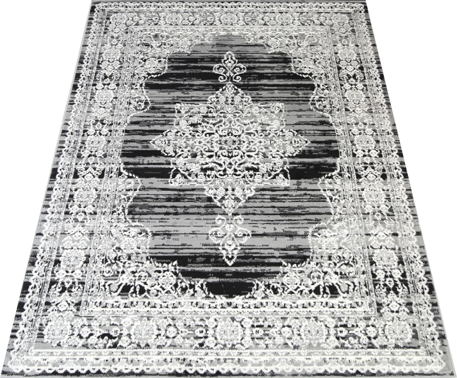 Elise Distressed Grey Rug - Image 2
