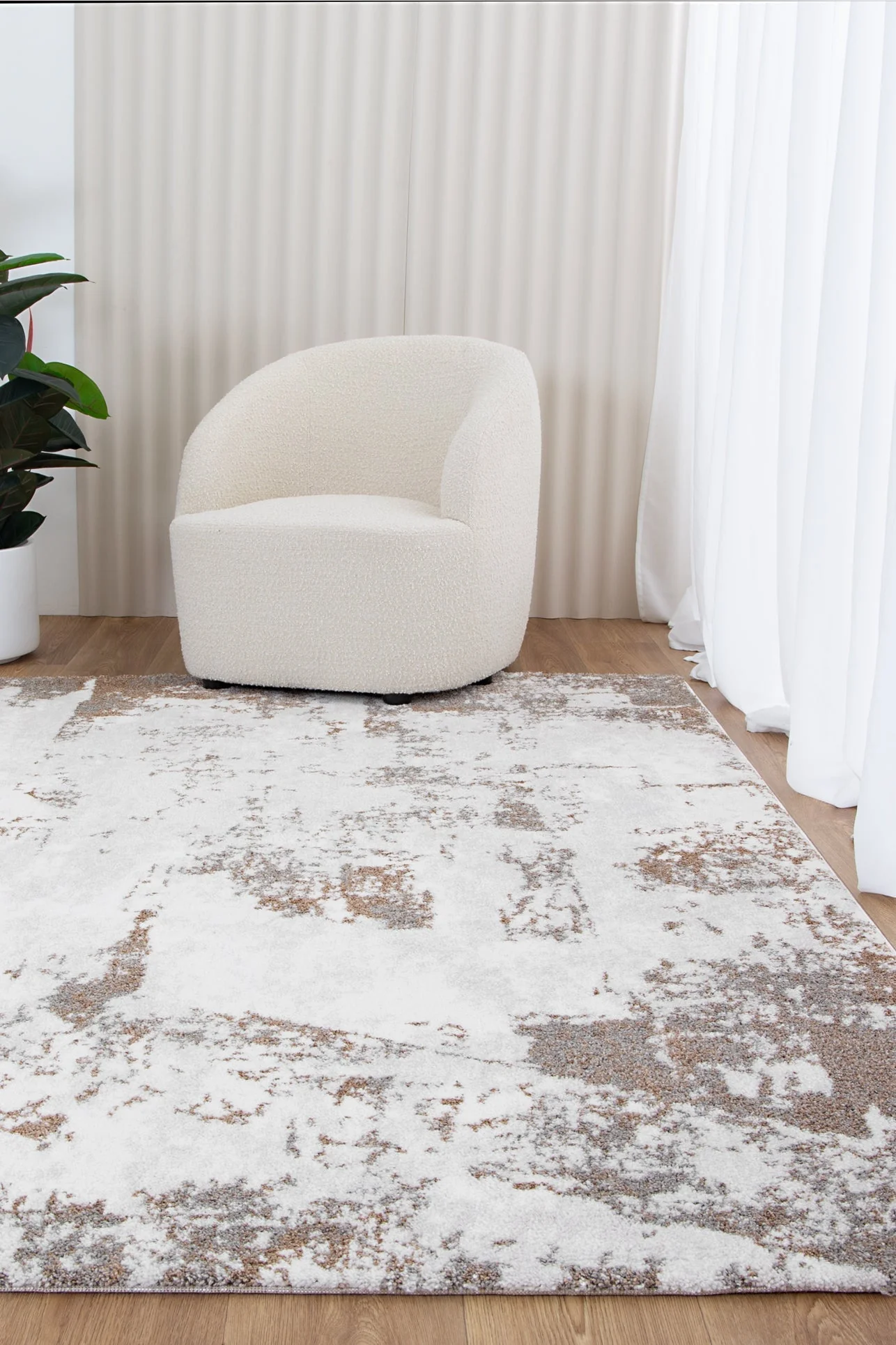 Grace 4 Bare Elegance Polyester Rug - Image 2