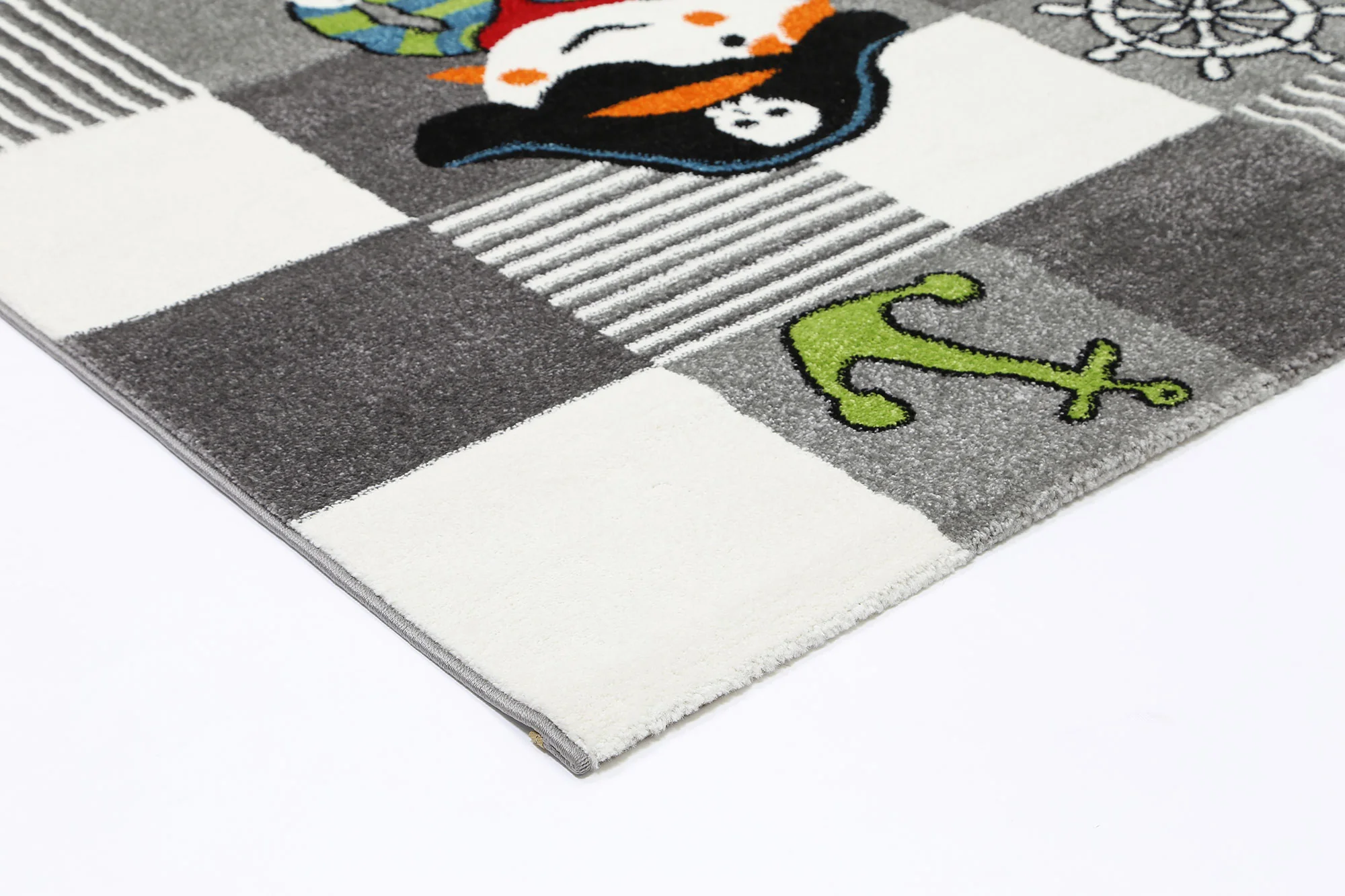 Pirate Party Grey Kids Rug - Image 4