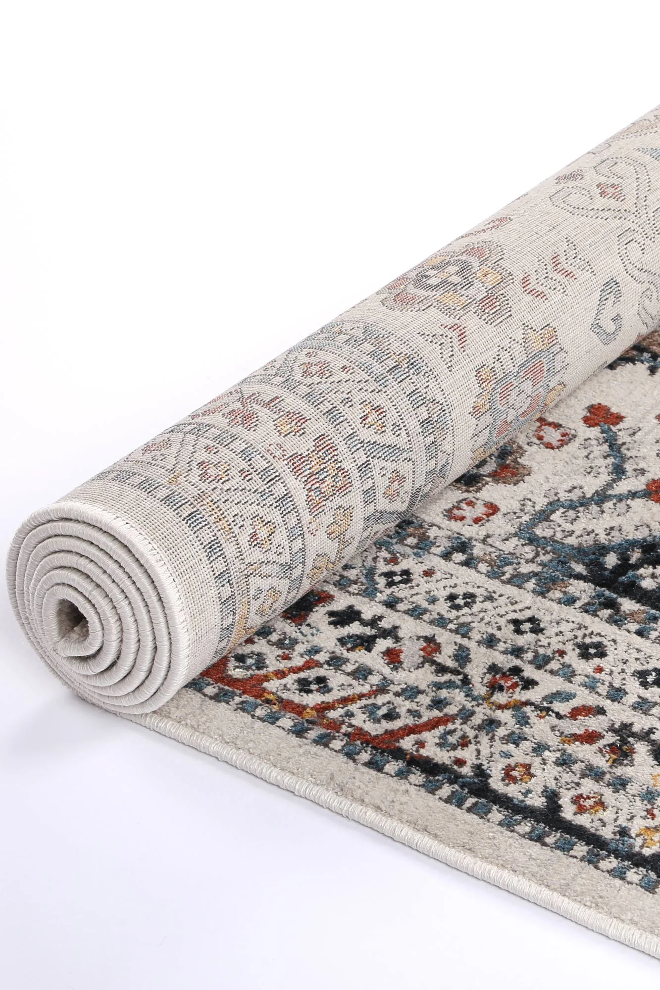 Havana Zaragoza Contemporary Cream & Charcoal Rug - Image 5