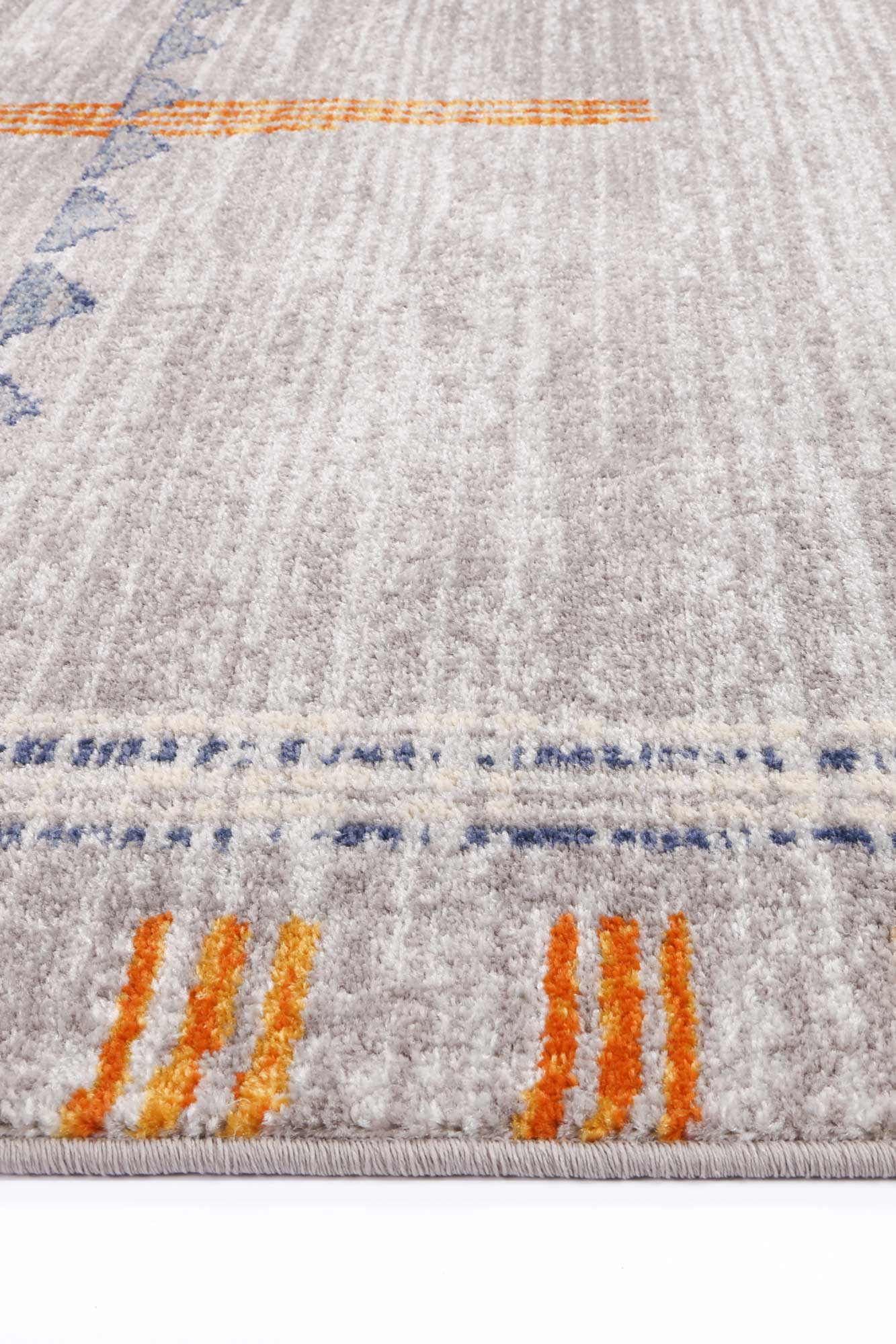 Inca Grey Contemporary Designer Rug - Image 3