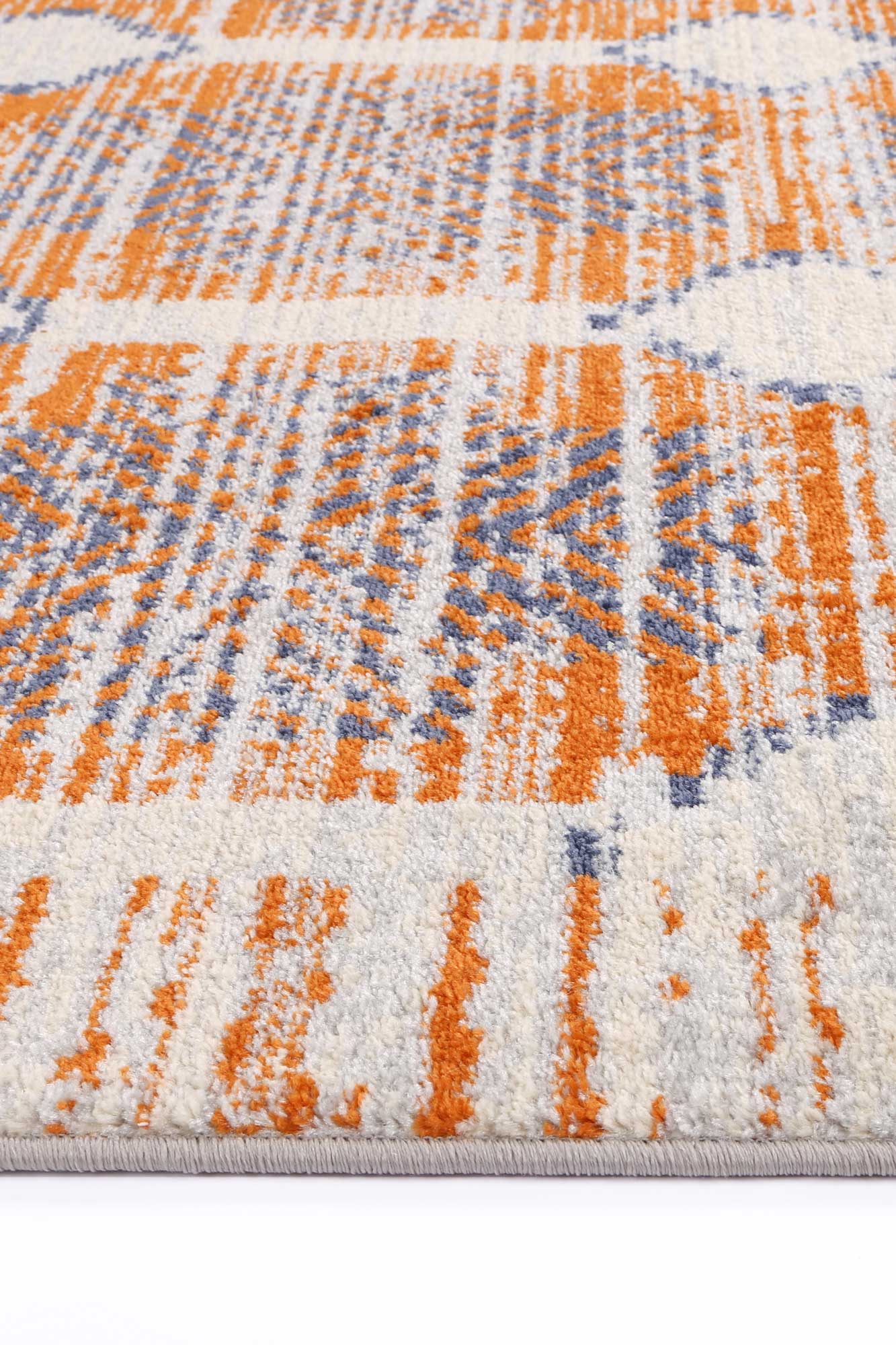 Nasca Rust Contemporary Designer Rug - Image 3