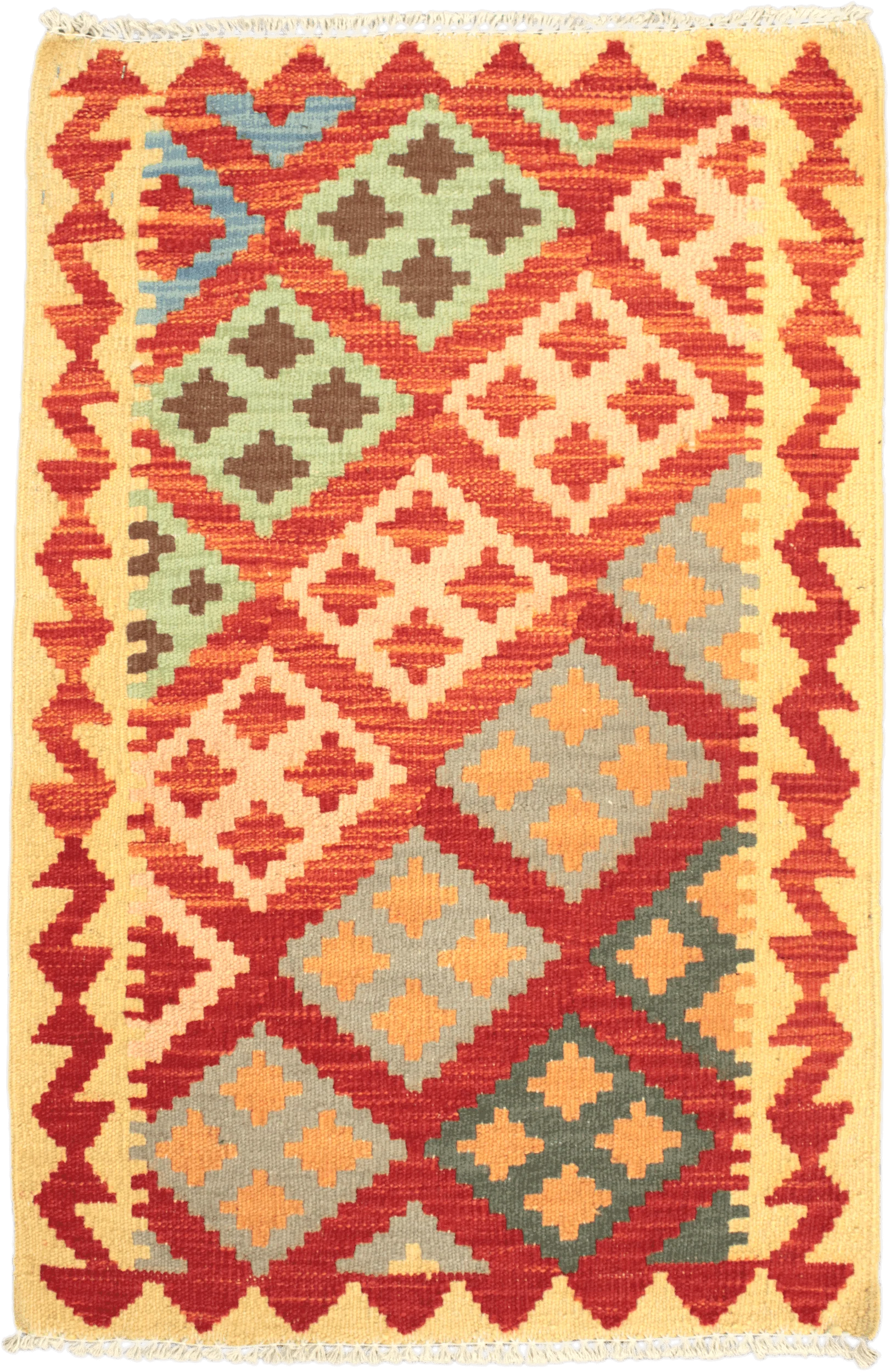 Chobi Kilim Rug - 93 cm x 60 cm