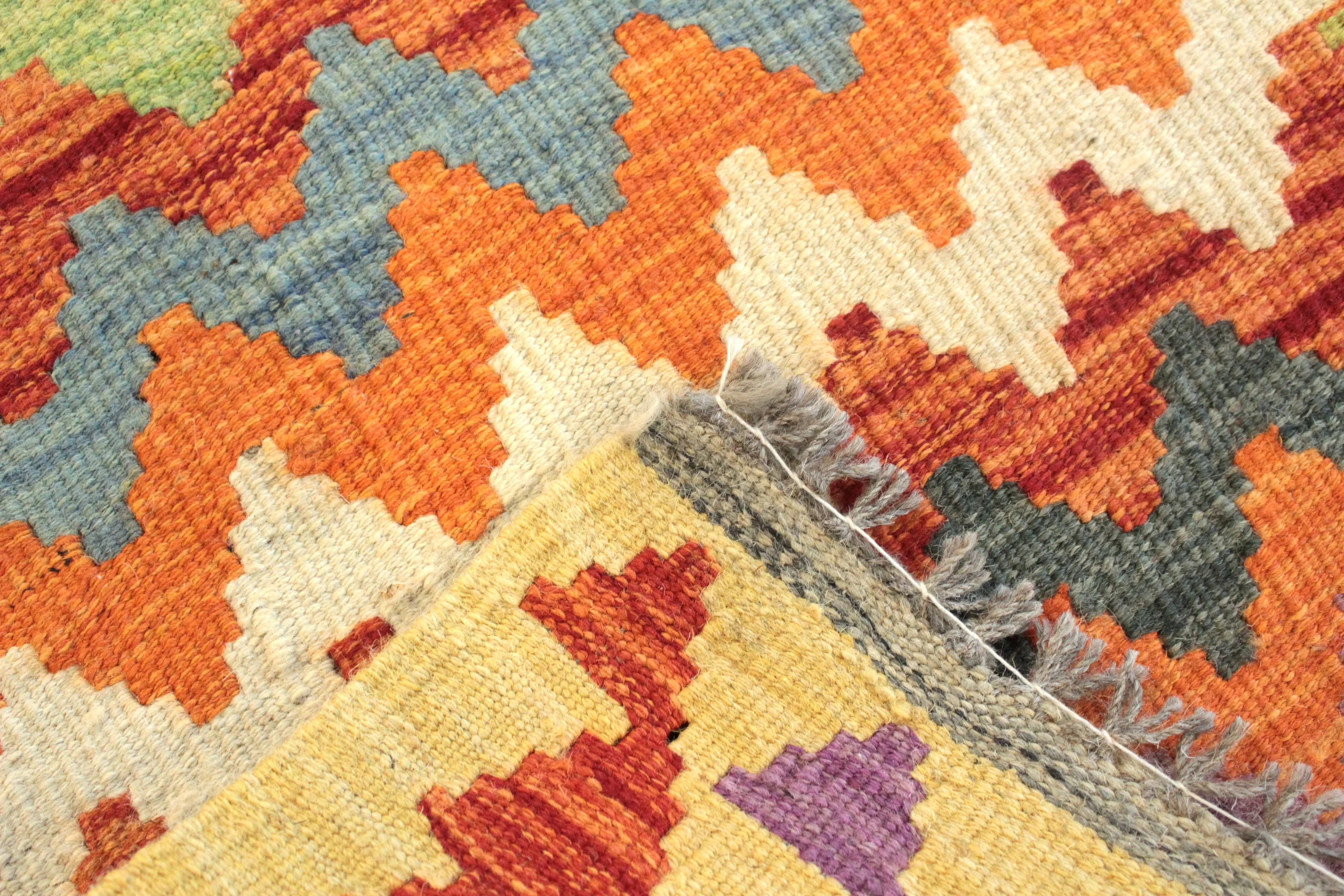 Chobi Kilim Rug  - 94 cm x 63 cm - Image 6