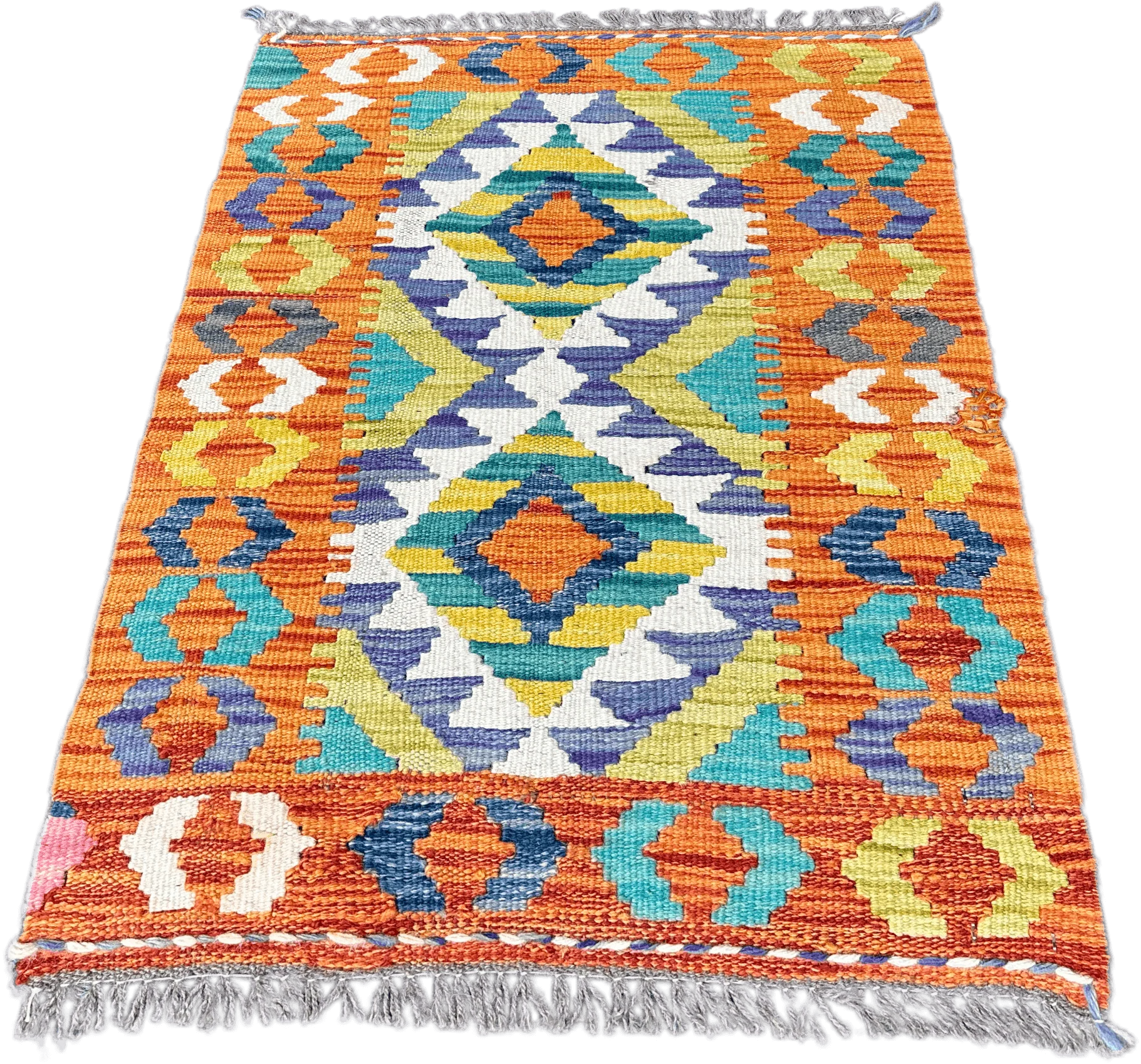 Chobi Kilim Rug - 80 cm x 55 cm - Image 2