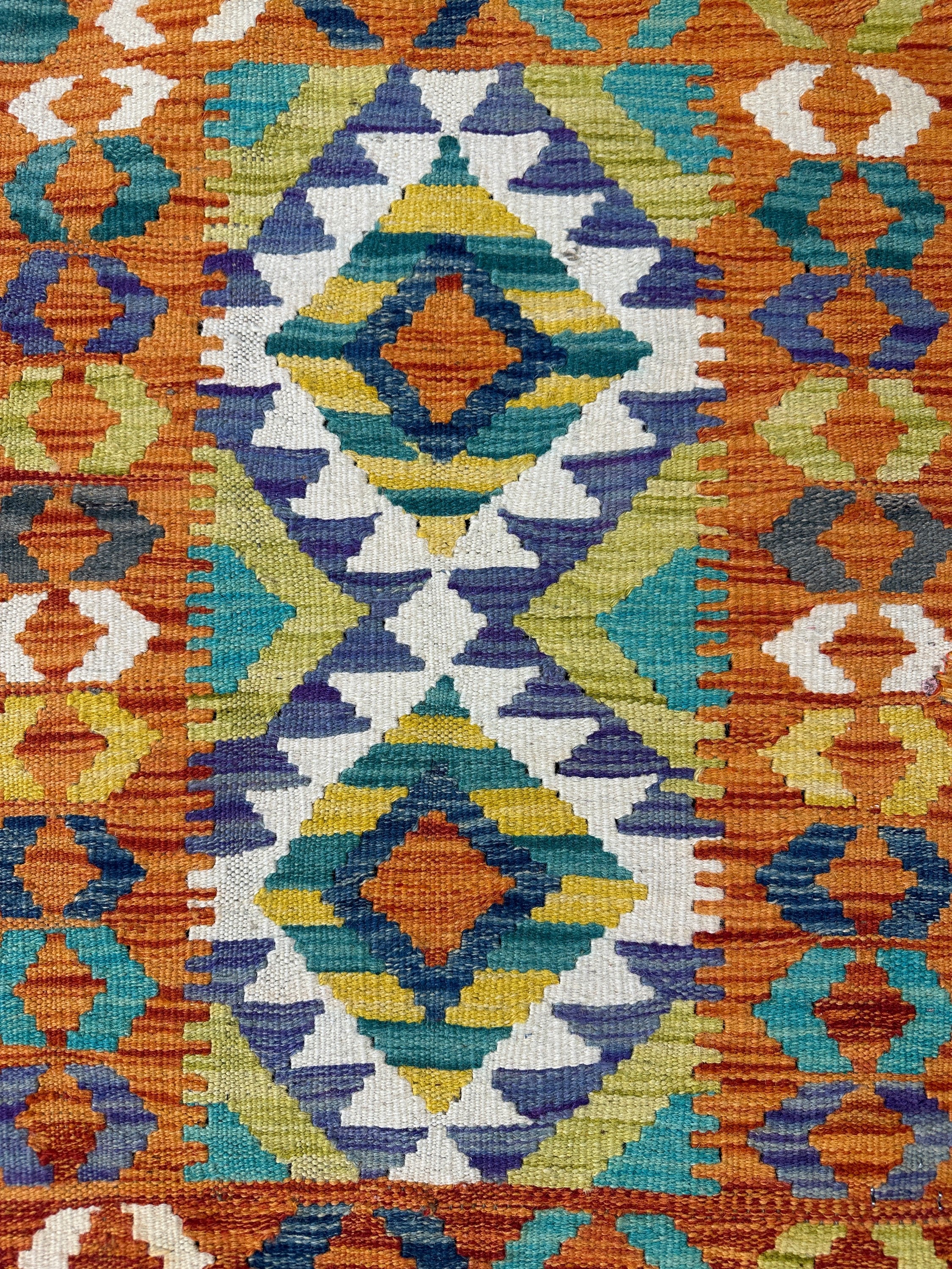 Chobi Kilim Rug - 80 cm x 55 cm - Image 4