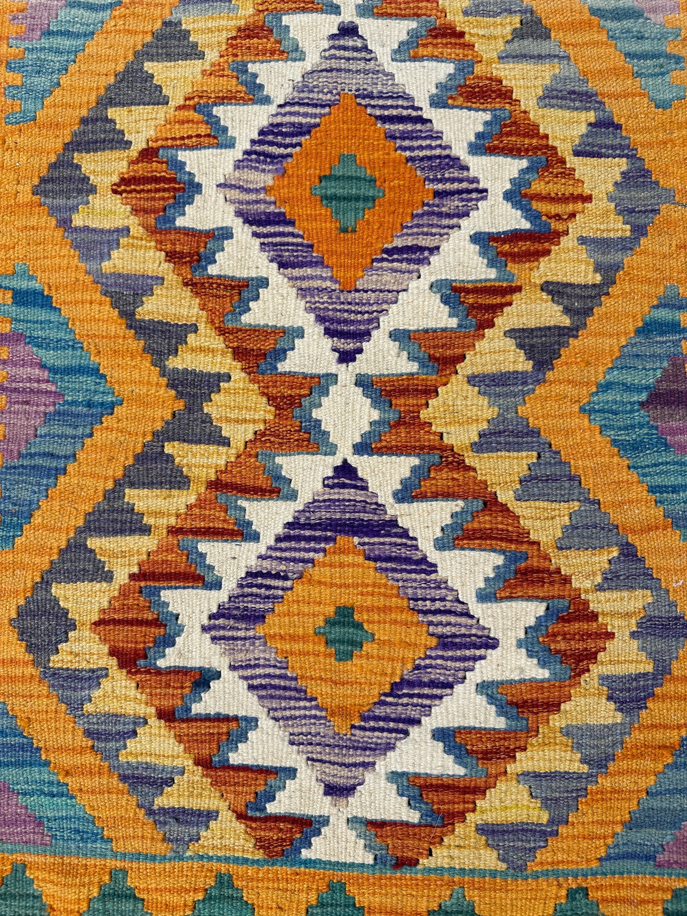 Chobi Kilim Rug - 81 cm x 60 cm - Image 6