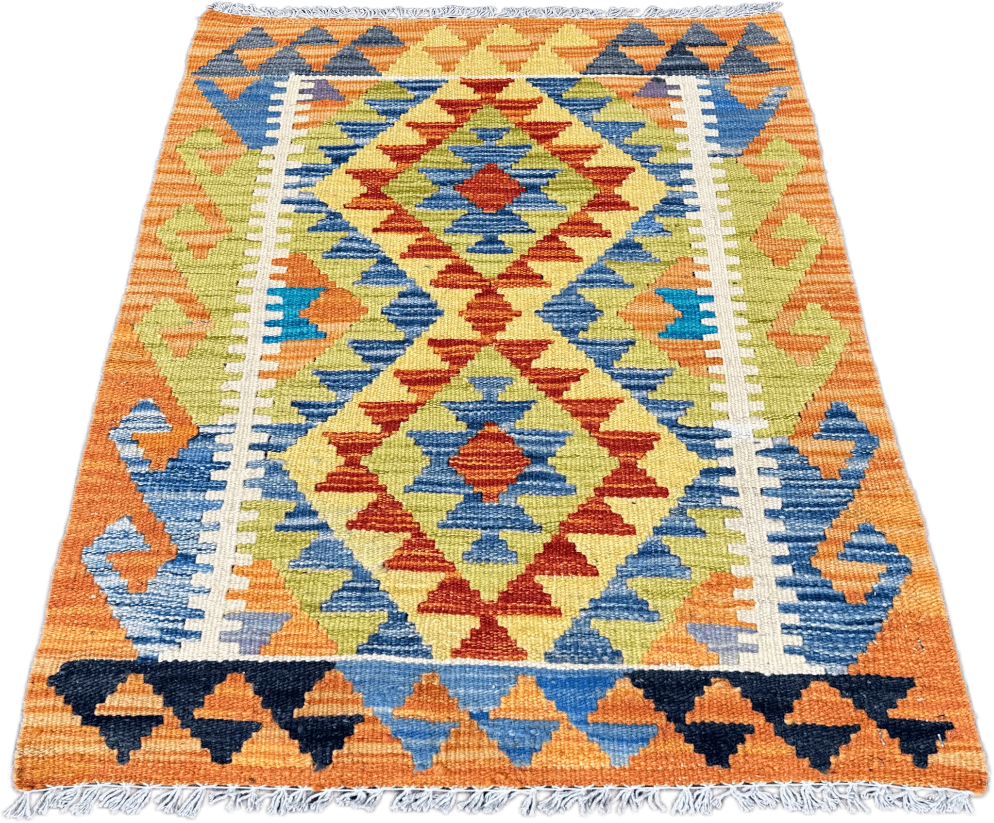Chobi Kilim Rug - 82 cm x 61 cm - Image 2