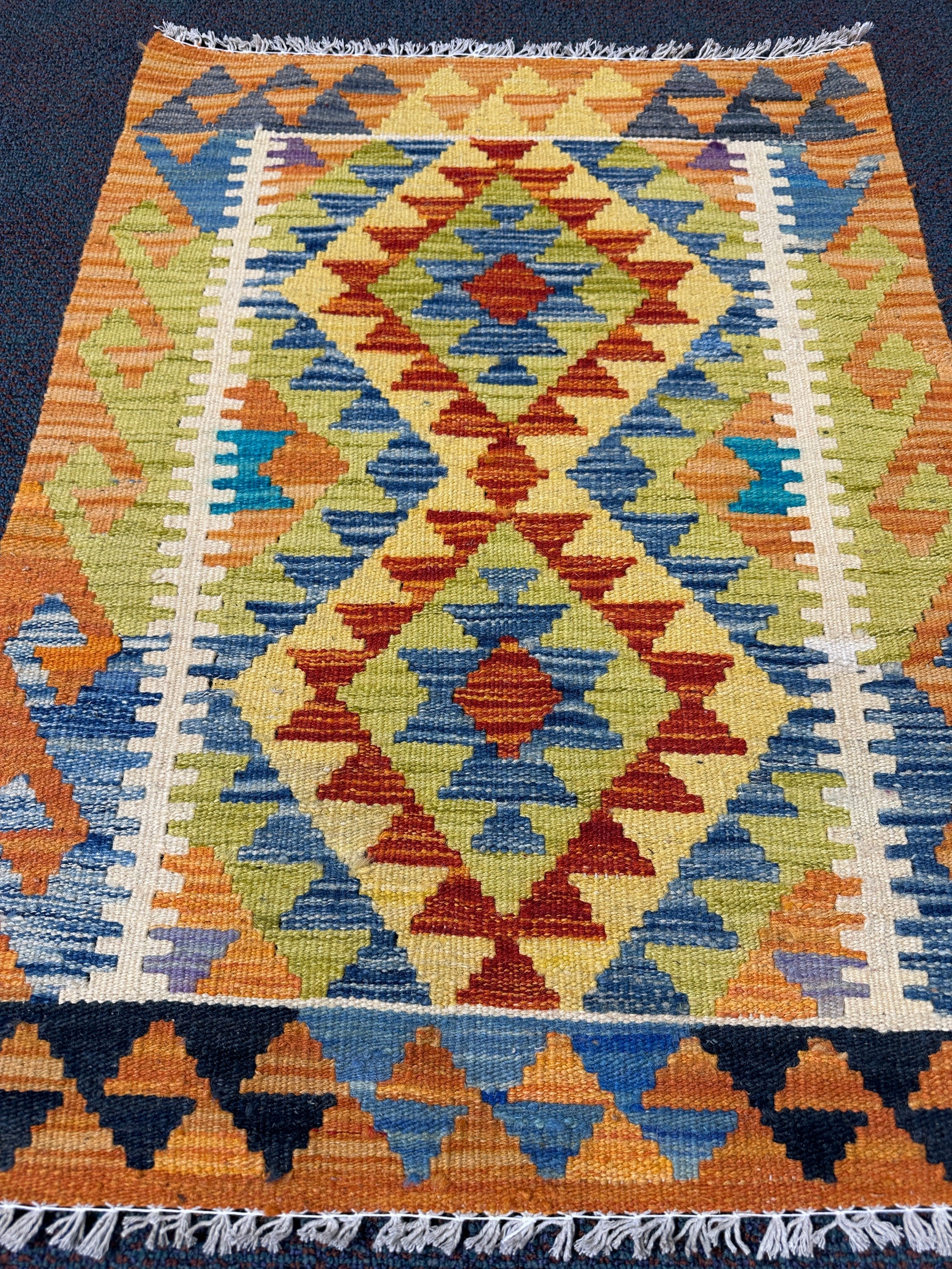 Chobi Kilim Rug - 82 cm x 61 cm - Image 4