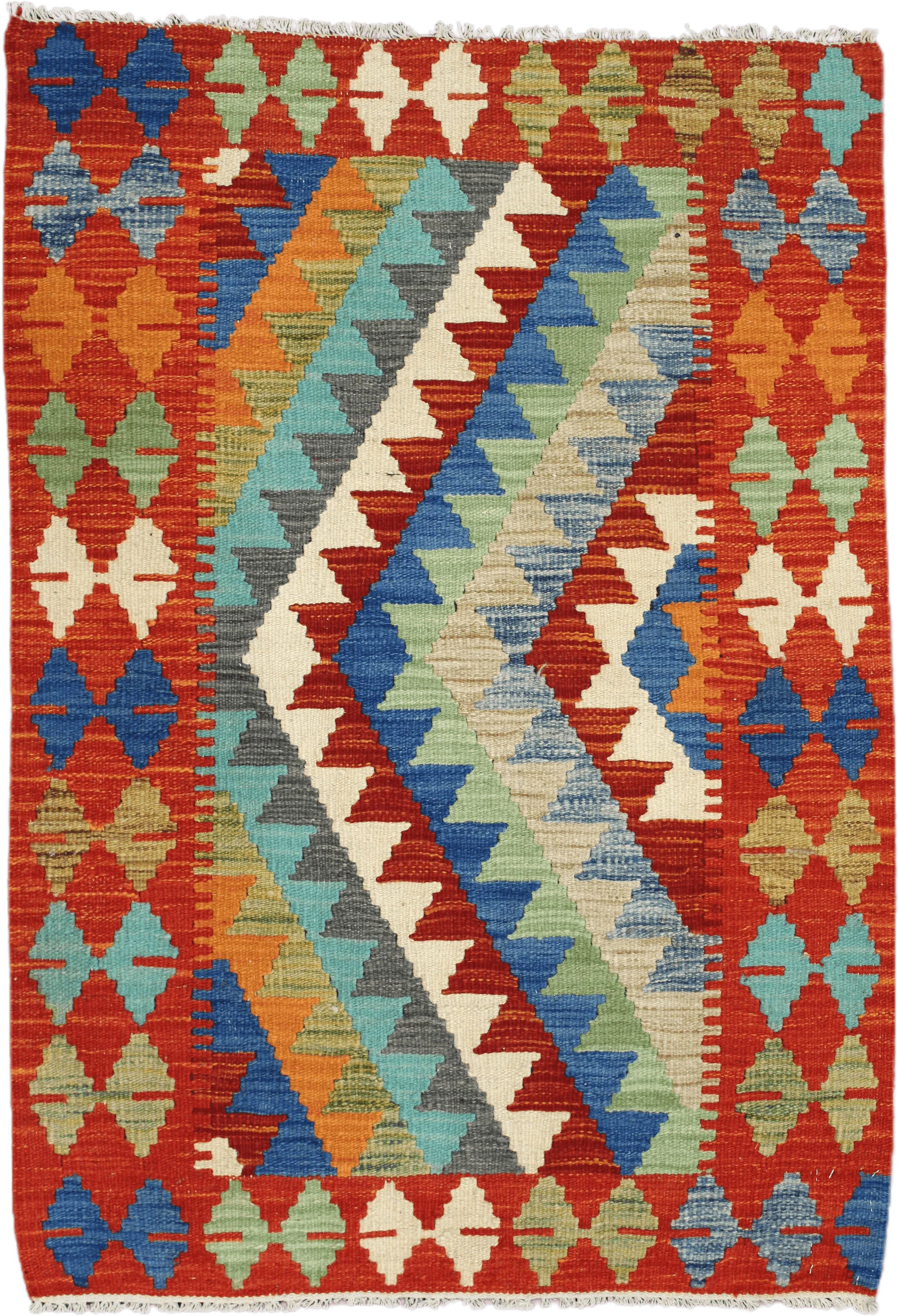 Chobi Kilim Rug - 118 cm x 82 cm