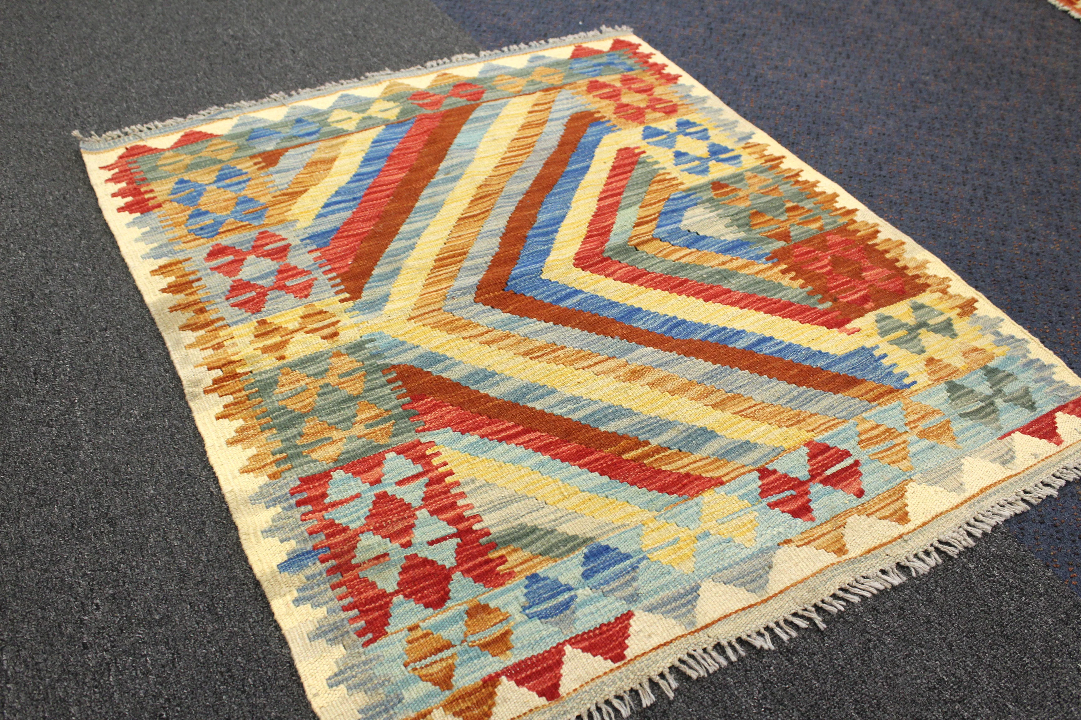 Chobi Kilim - 103 cm x 86 cm - Image 3