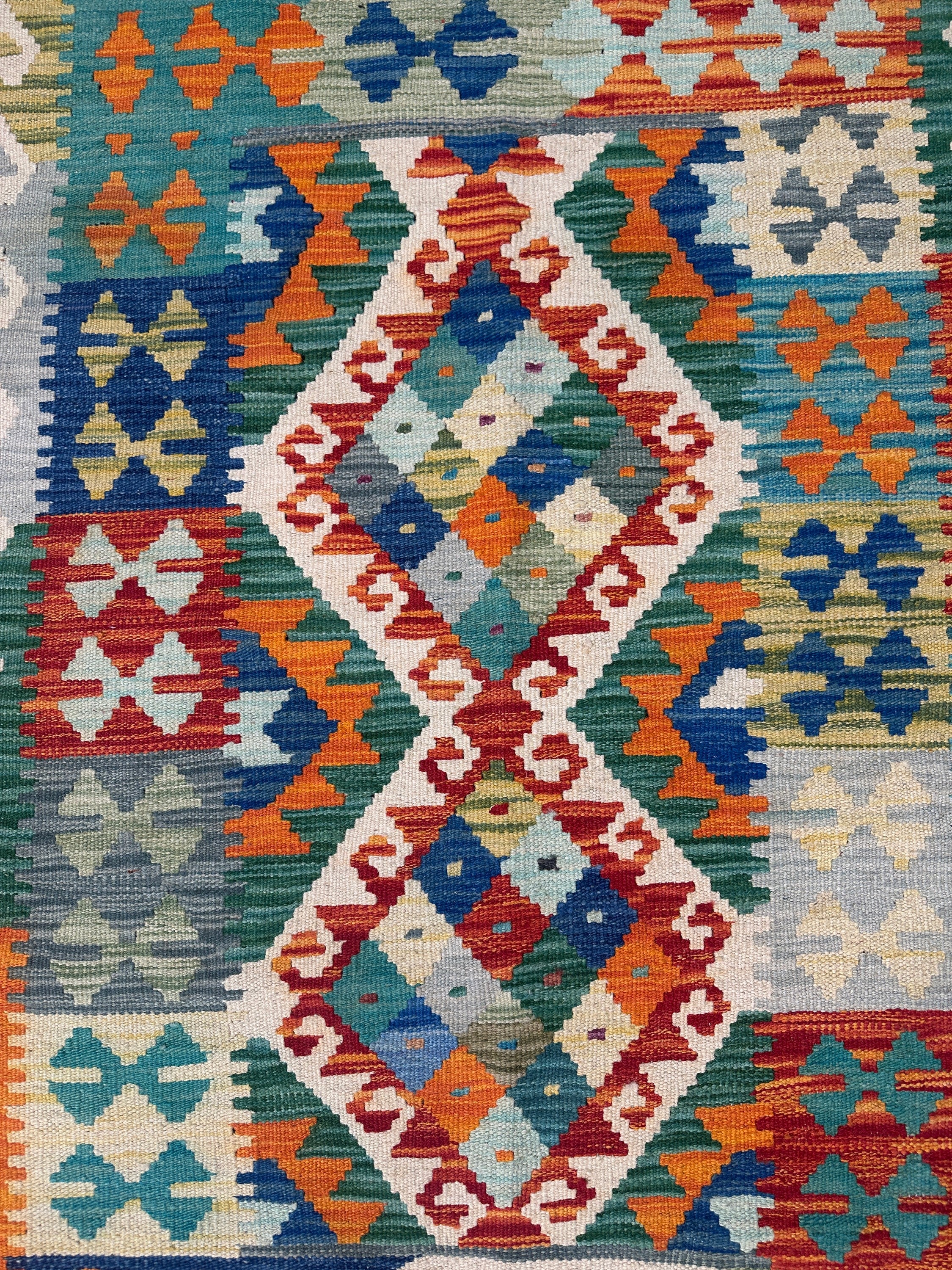 Chobi Kilim Rug - 150 cm x 102 cm - Image 5