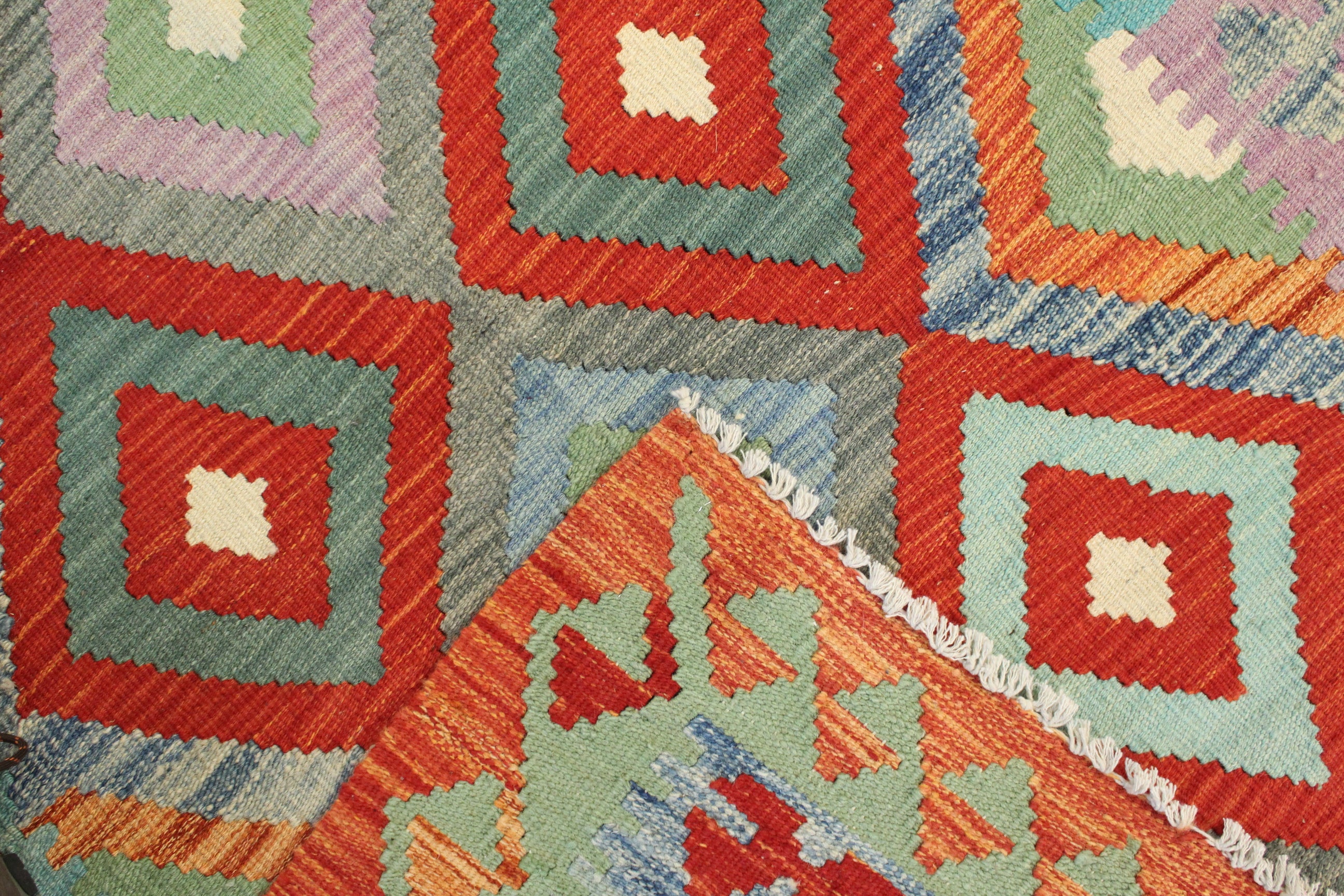 Chobi Kilim - 171 cm x 135 cm - Image 7