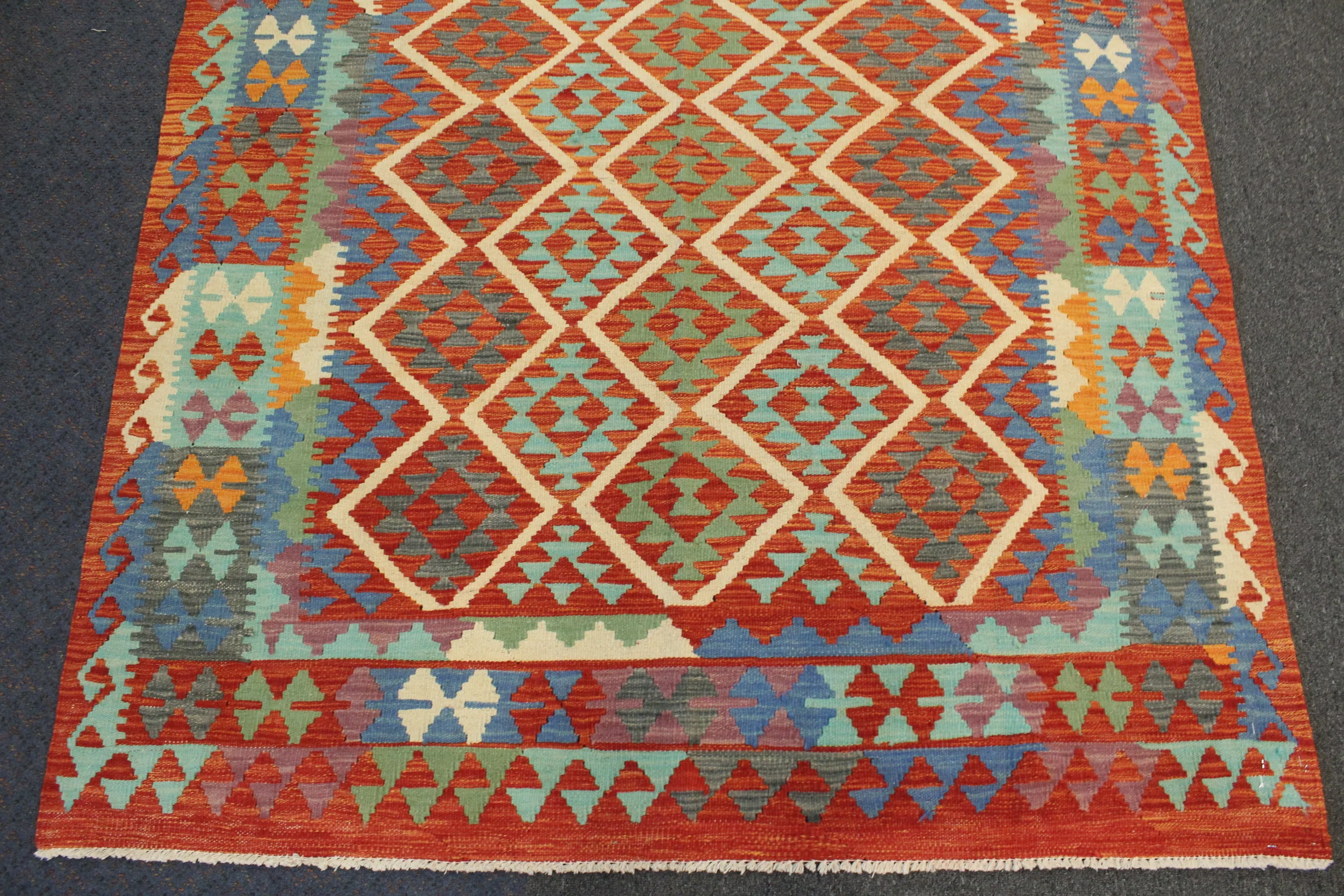 Chobi Kilim - 191 cm x 154 cm - Image 4