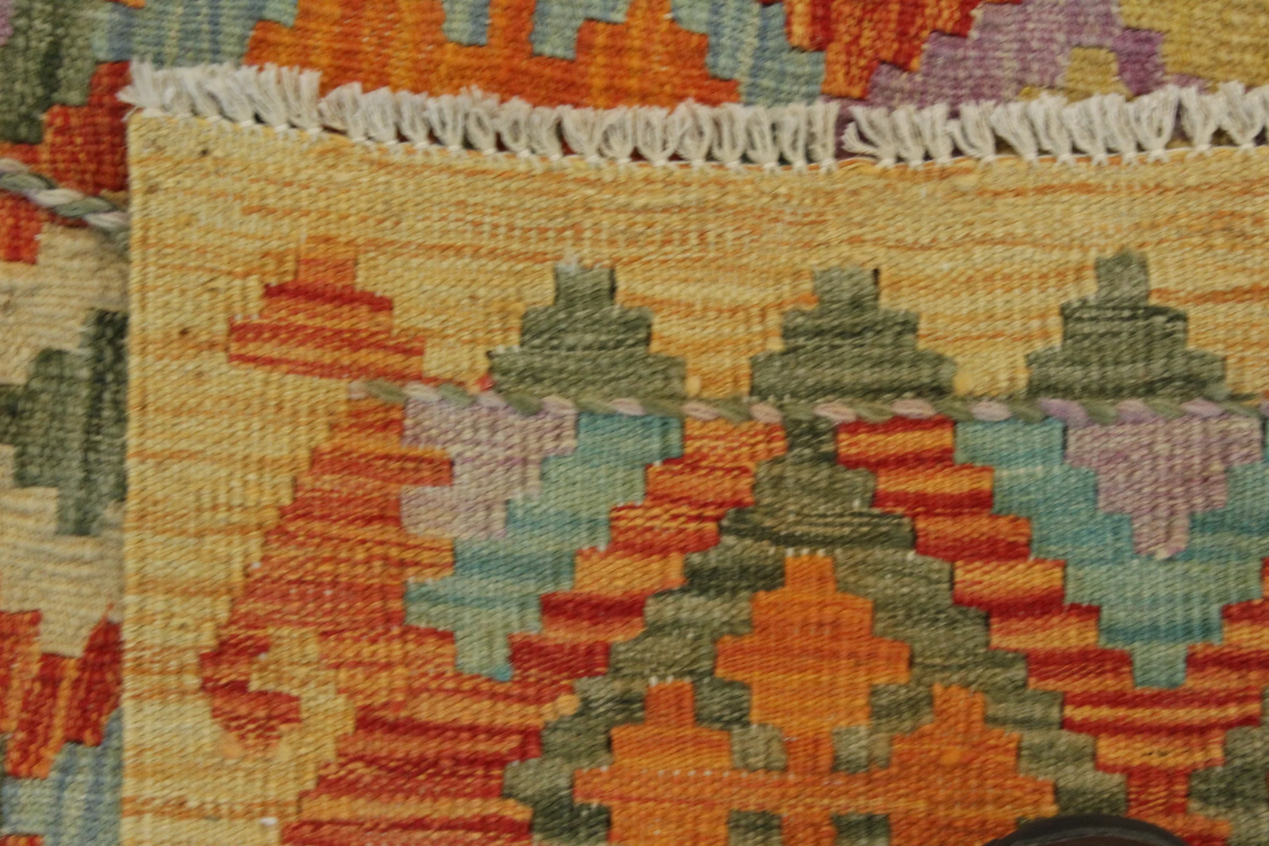 Chobi Kilim - 181 cm x 142 cm - Image 9