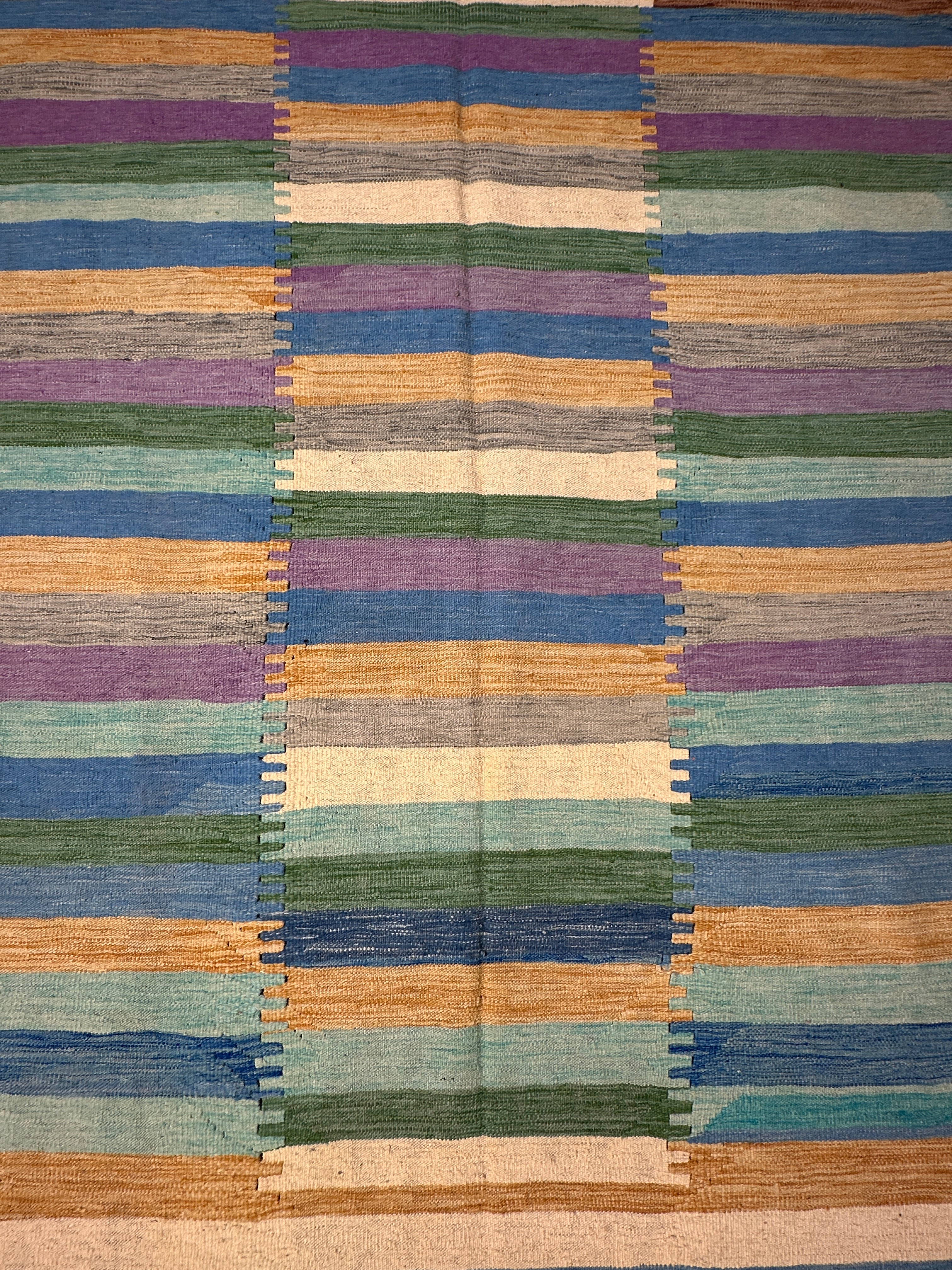 Chobi Kilim Rug - 217 cm x 164 cm - Image 7
