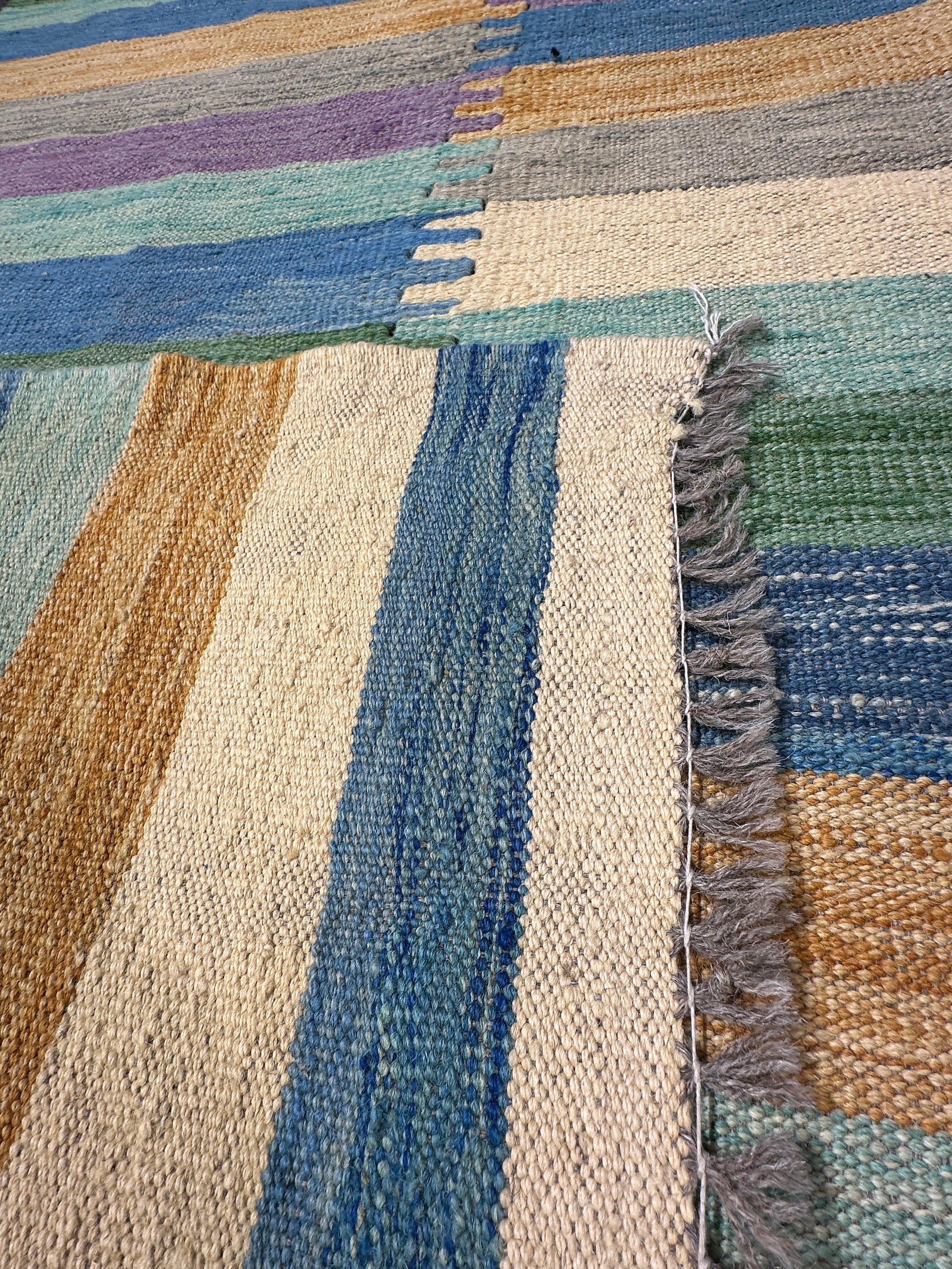 Chobi Kilim Rug - 217 cm x 164 cm - Image 8