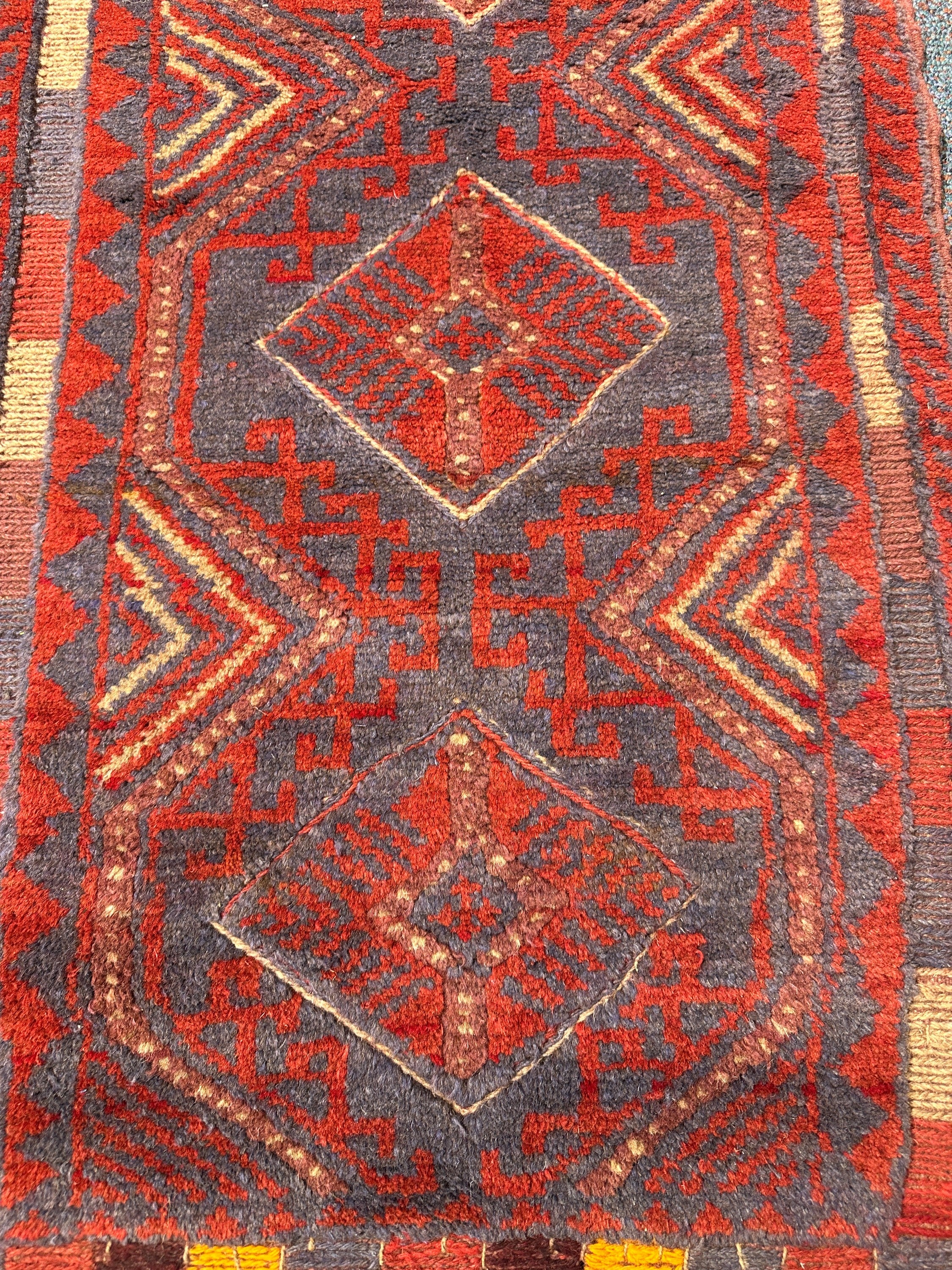 Mashwani Kilim Rug - 255 cm x 65 cm - Image 5