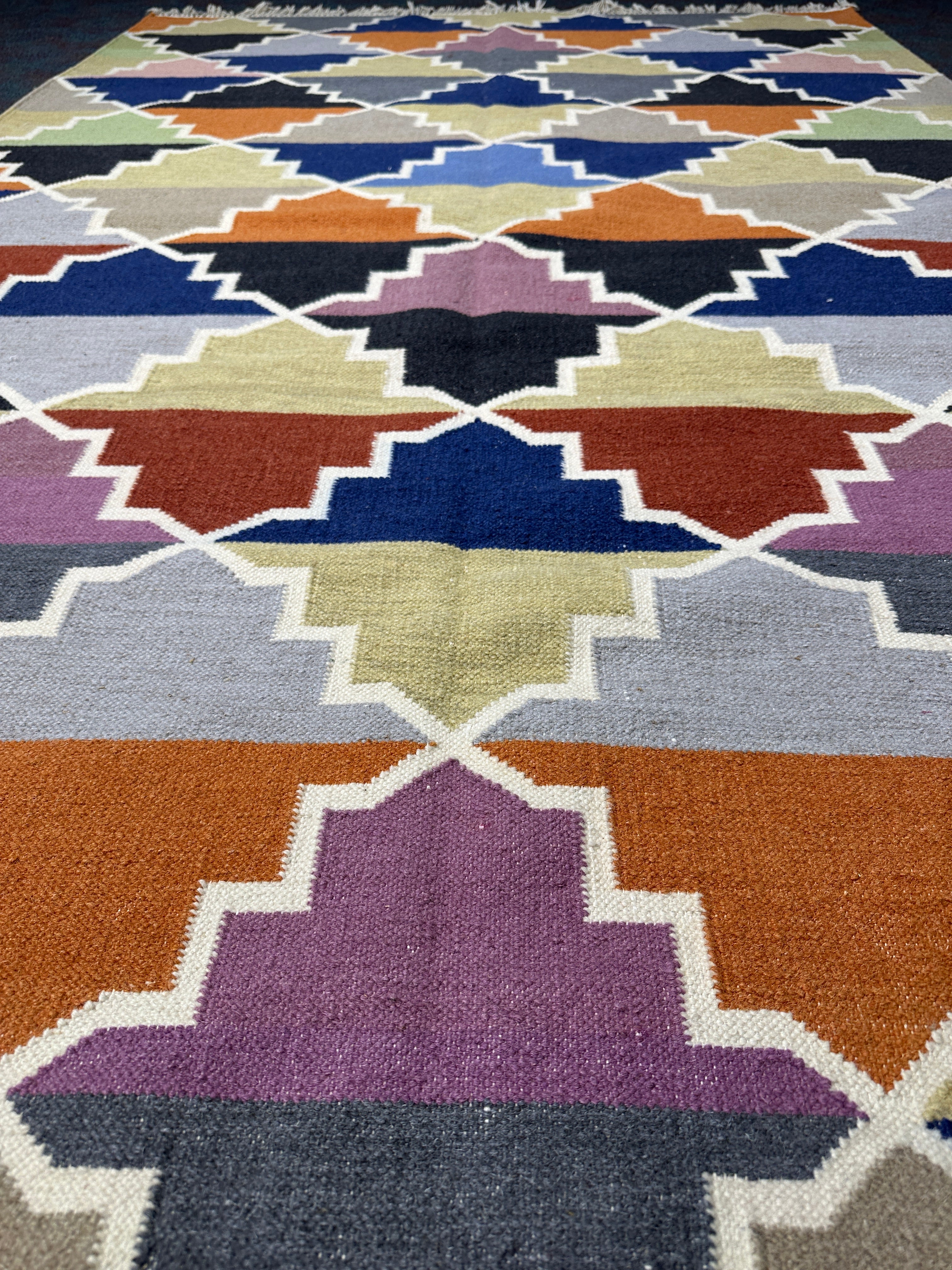Chobi Kilim Rug - 250 cm x 160 cm - Image 6