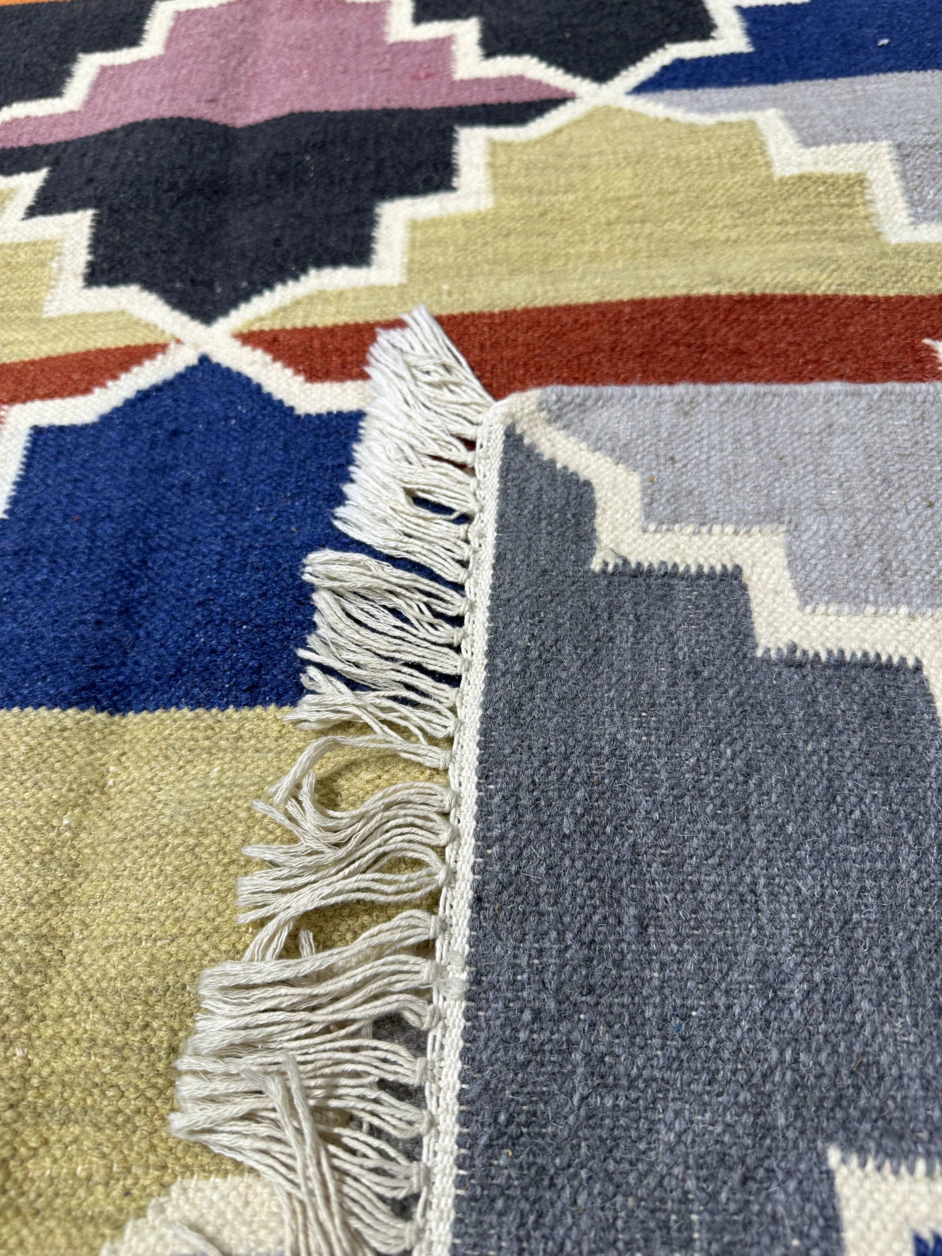 Chobi Kilim Rug - 250 cm x 160 cm - Image 7