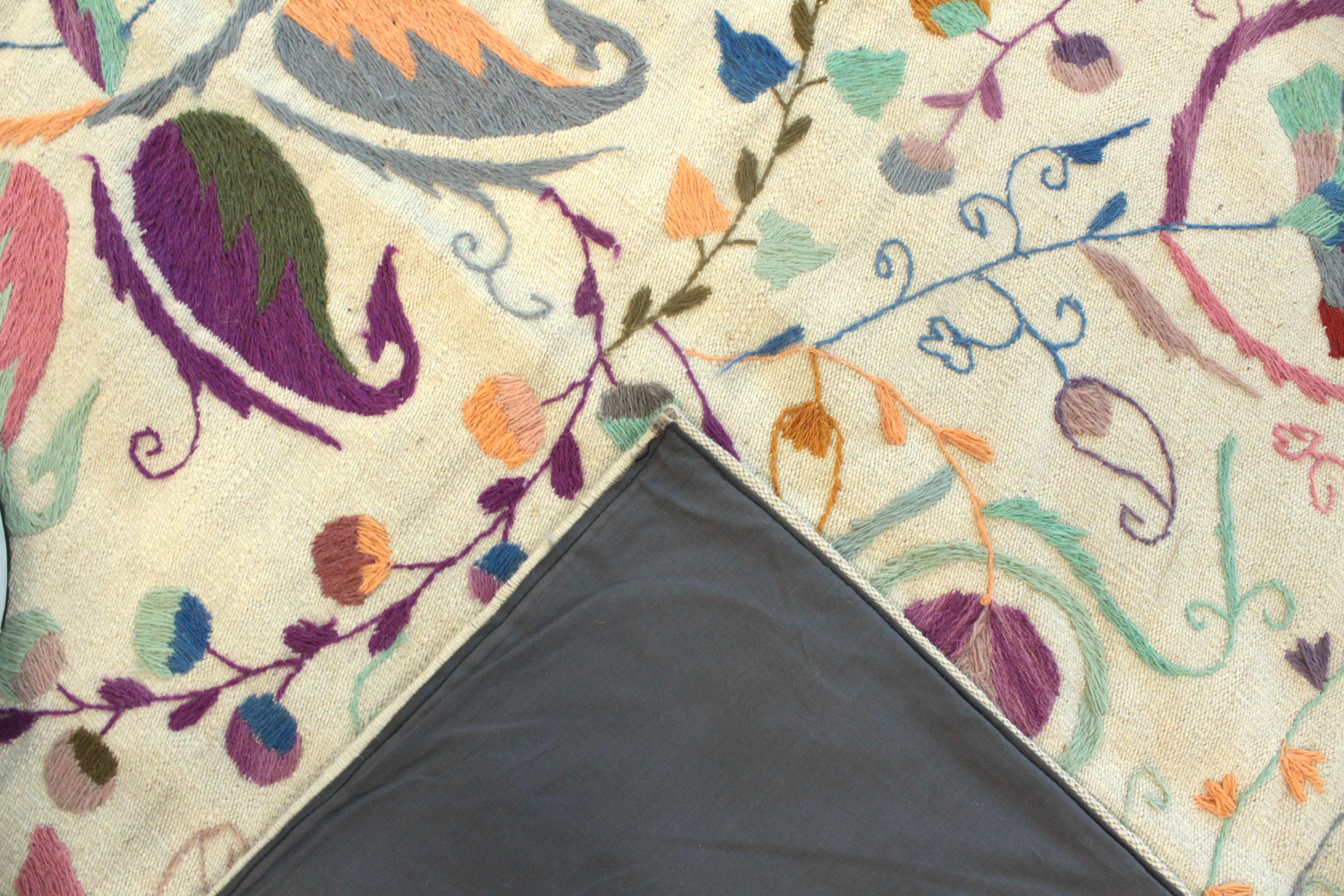 Suzani Kilim - 277 cm x 182 cm - Image 8