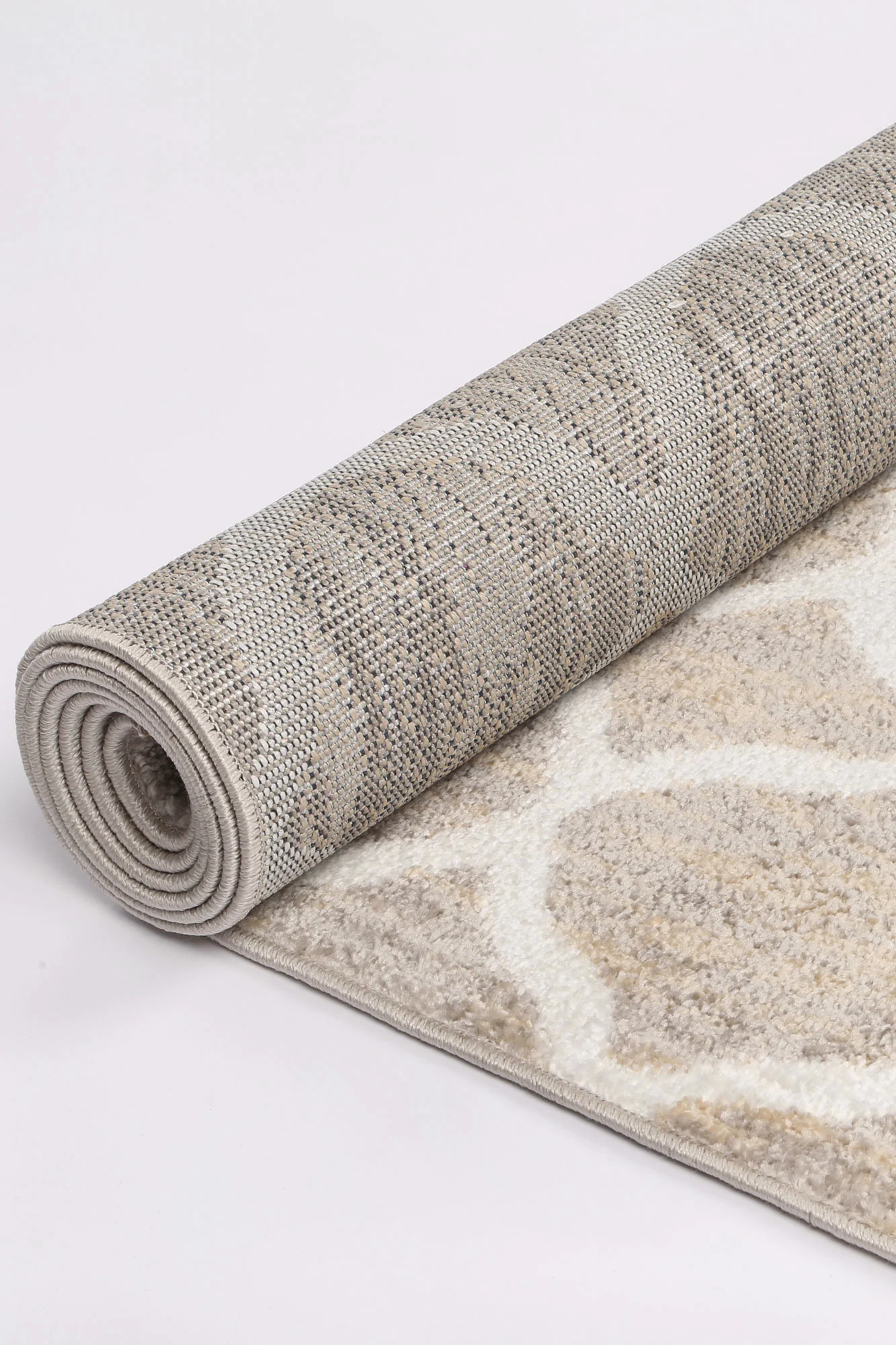 Kimberley 5 Repeat Latte Rug - Image 5