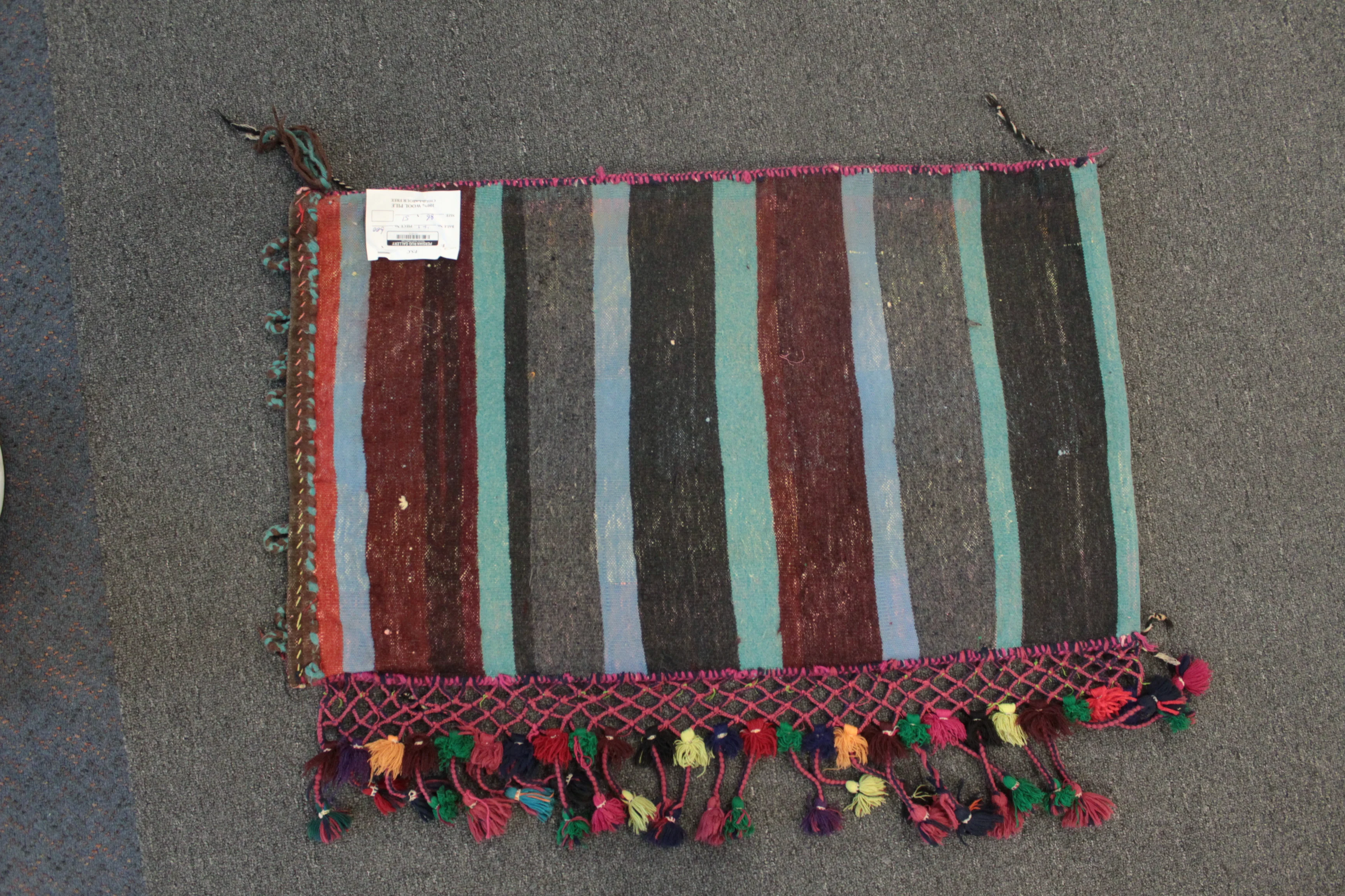 Afghan Floor Cushion/Pillow Cover - 86 cm x 51 cm - Image 8